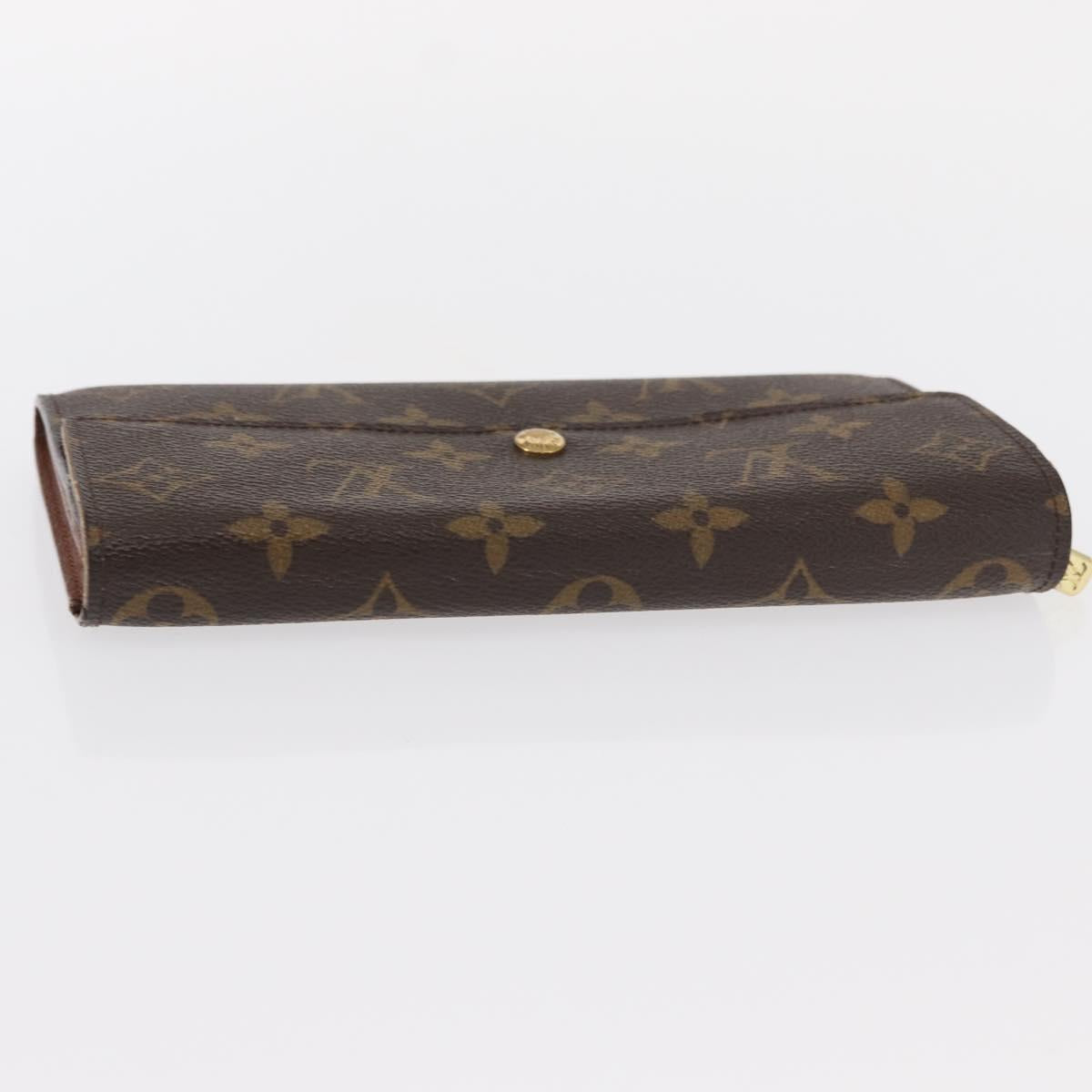 LOUIS VUITTON Pochette Porte Monnaie Credit Long Wallet M61726 LV Auth bs31242