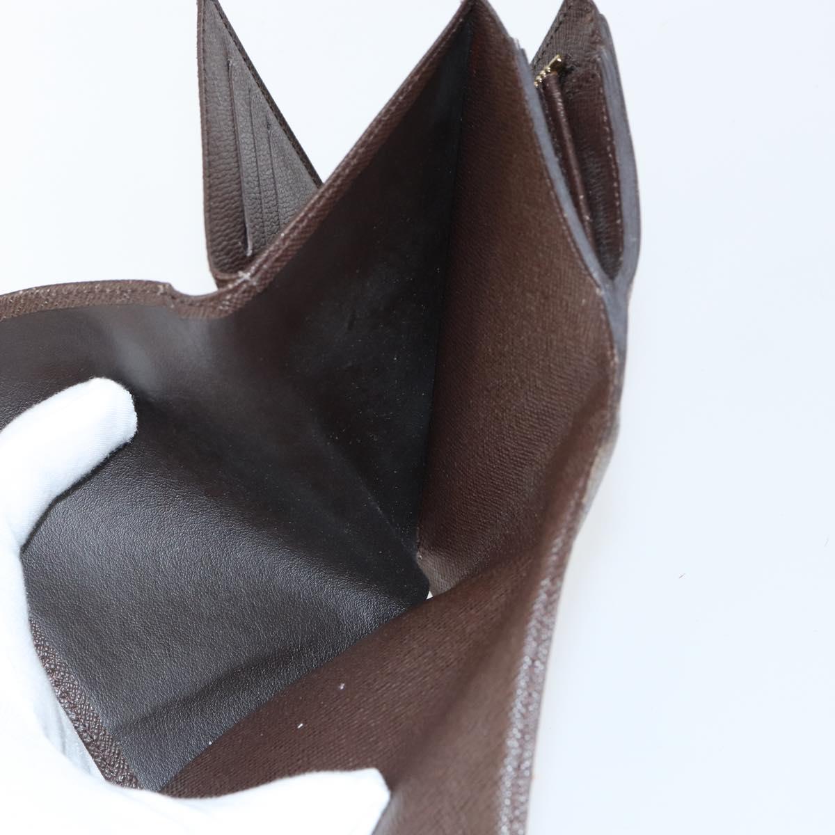 LOUIS VUITTON Damier Ebene Portefeuille Joy Bifold Wallet N60034 LV Auth bs31248