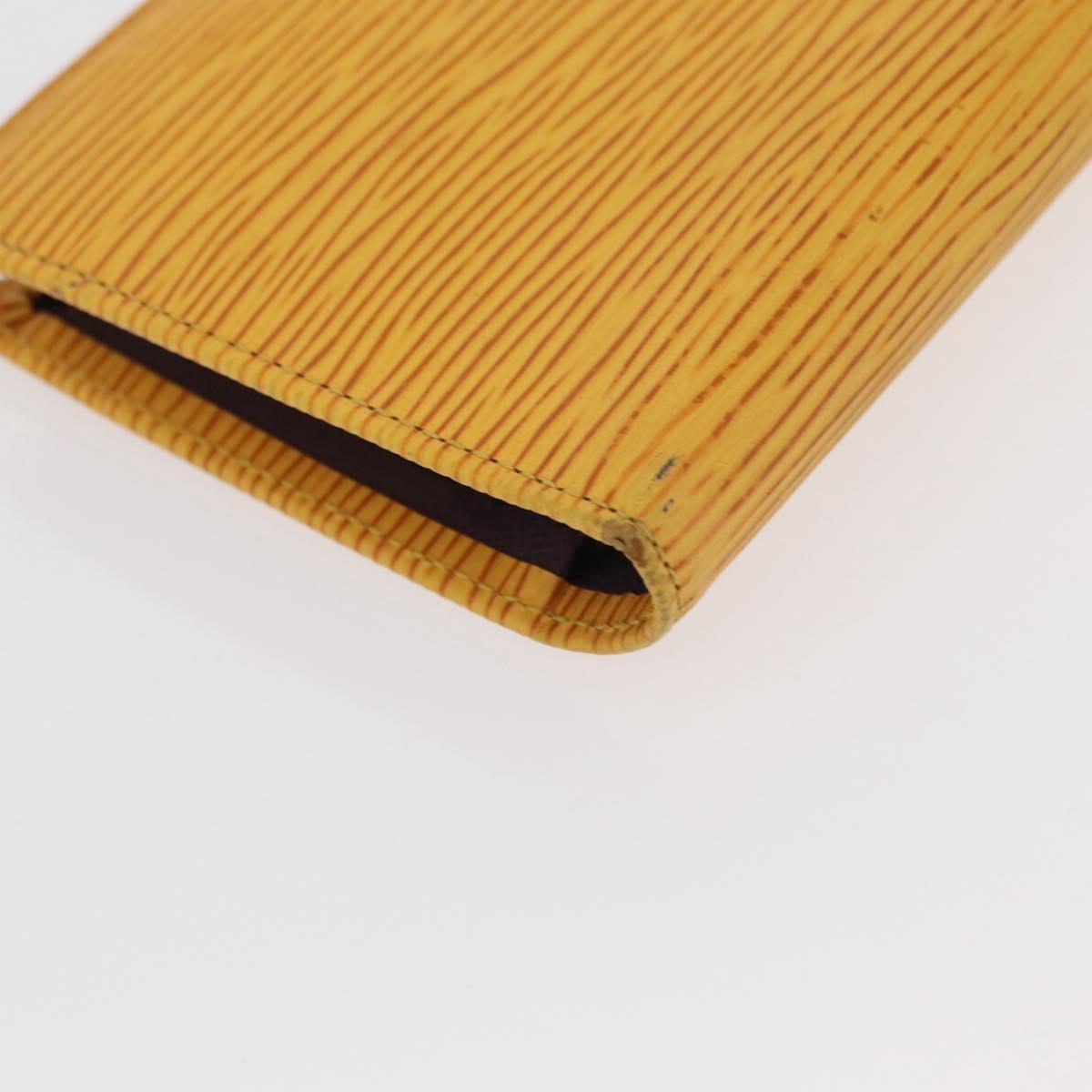 LOUIS VUITTON Epi Continental Viennois Long Wallet Yellow M63259 LV Auth bs31255