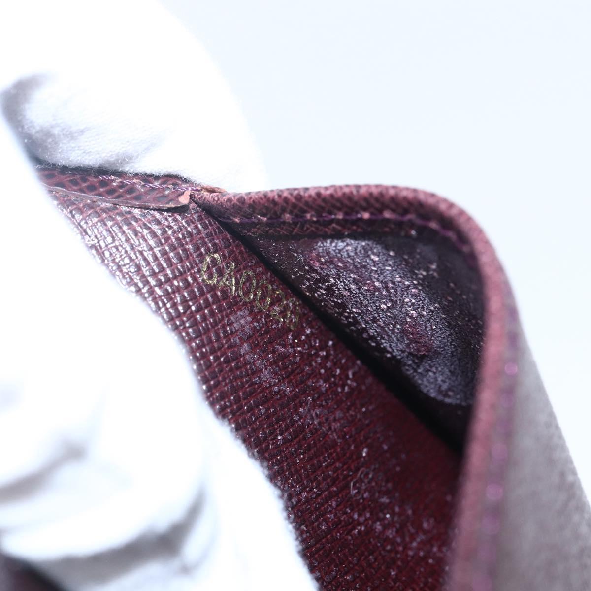 LOUIS VUITTON Taiga Leather Agenda MM Planner Cover Acajou R20416 Auth bs31257