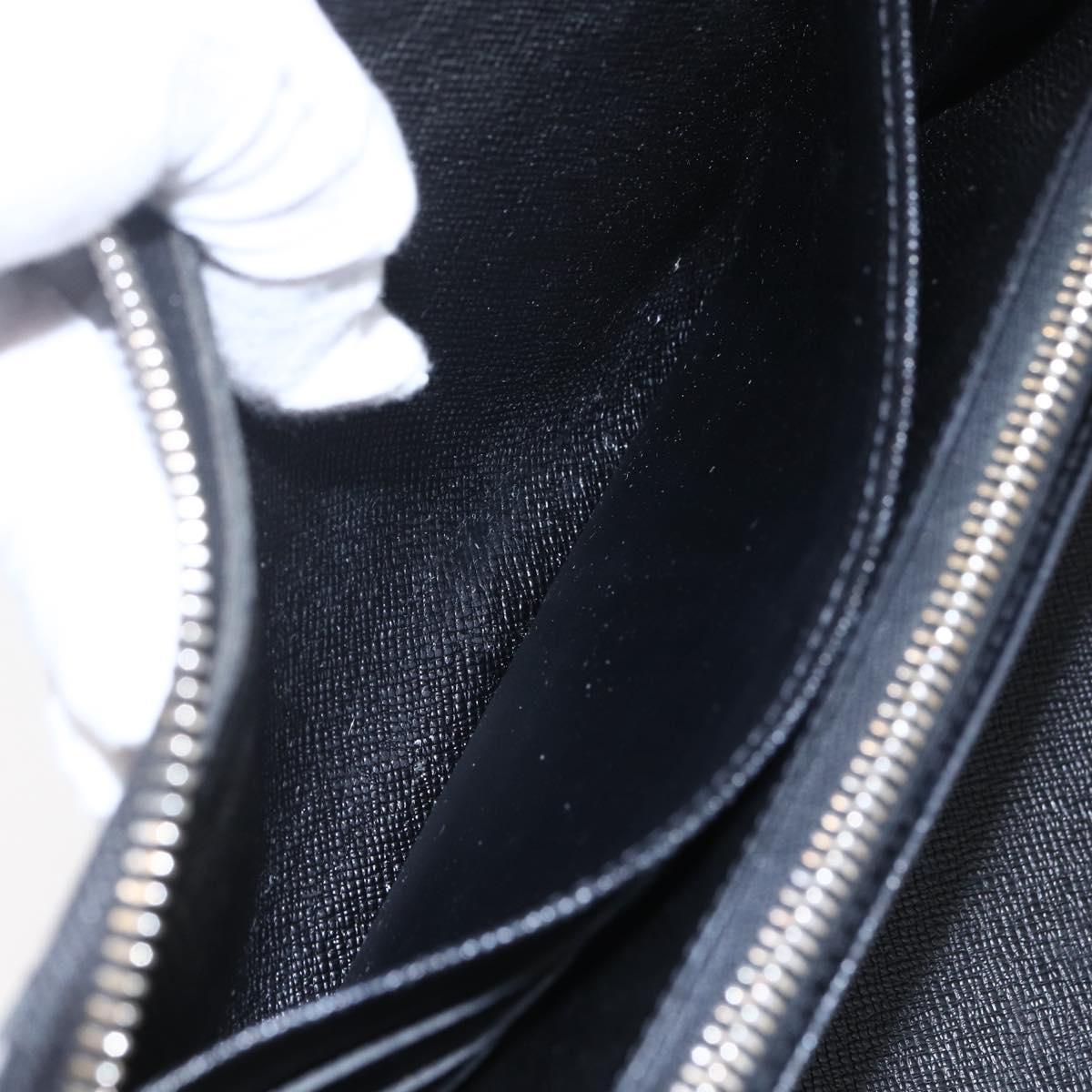 LOUIS VUITTON Damier Graphite Zippy Organizer Long Wallet N63077 LV Auth bs31258