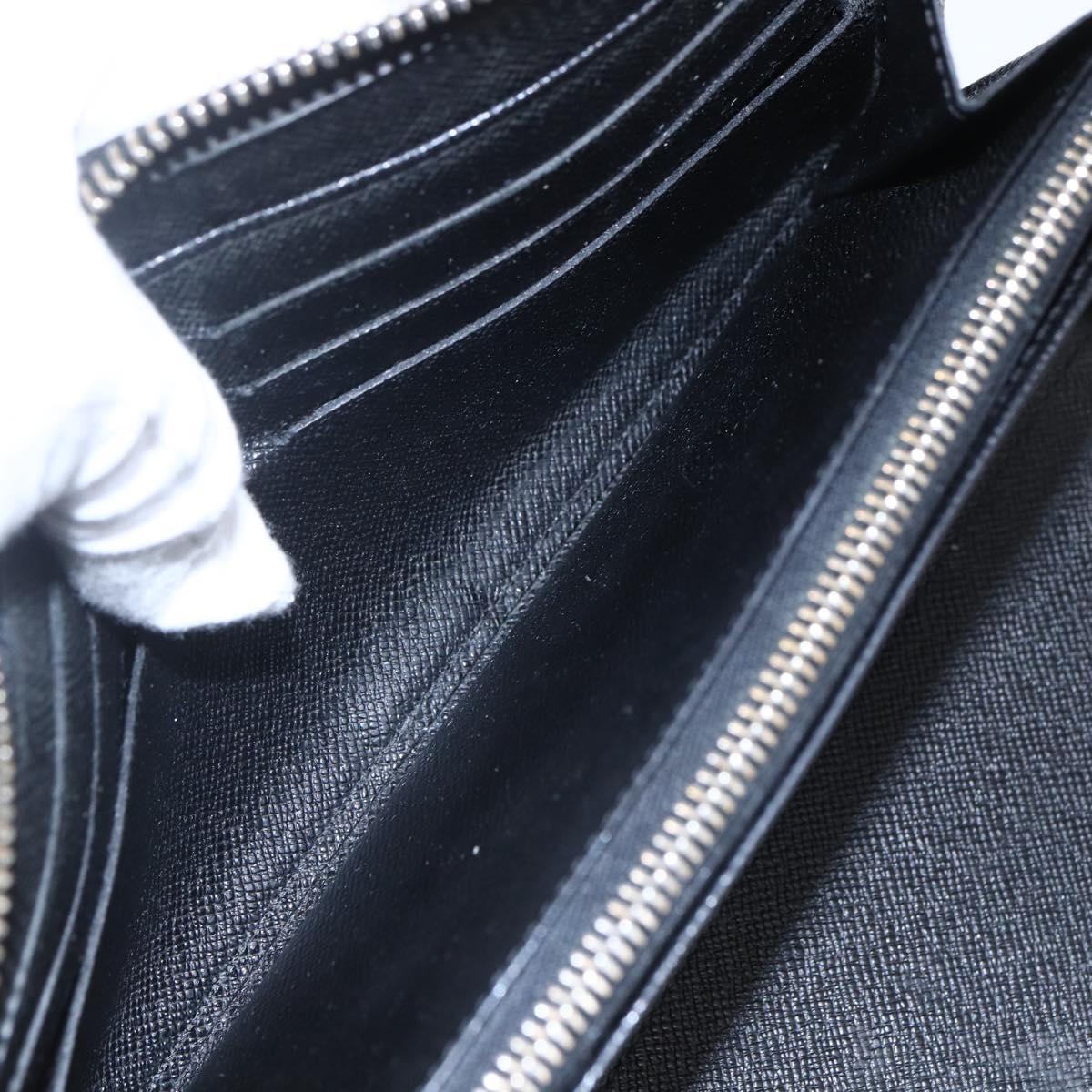 LOUIS VUITTON Damier Graphite Zippy Organizer Long Wallet N63077 LV Auth bs31258