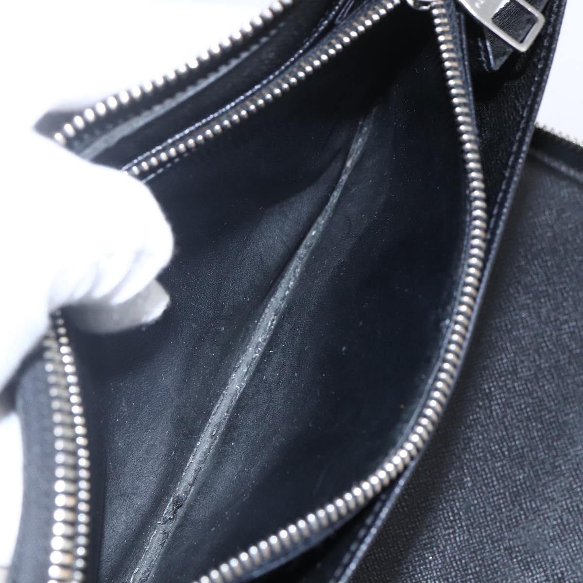 LOUIS VUITTON Damier Graphite Zippy Organizer Long Wallet N63077 LV Auth bs31258