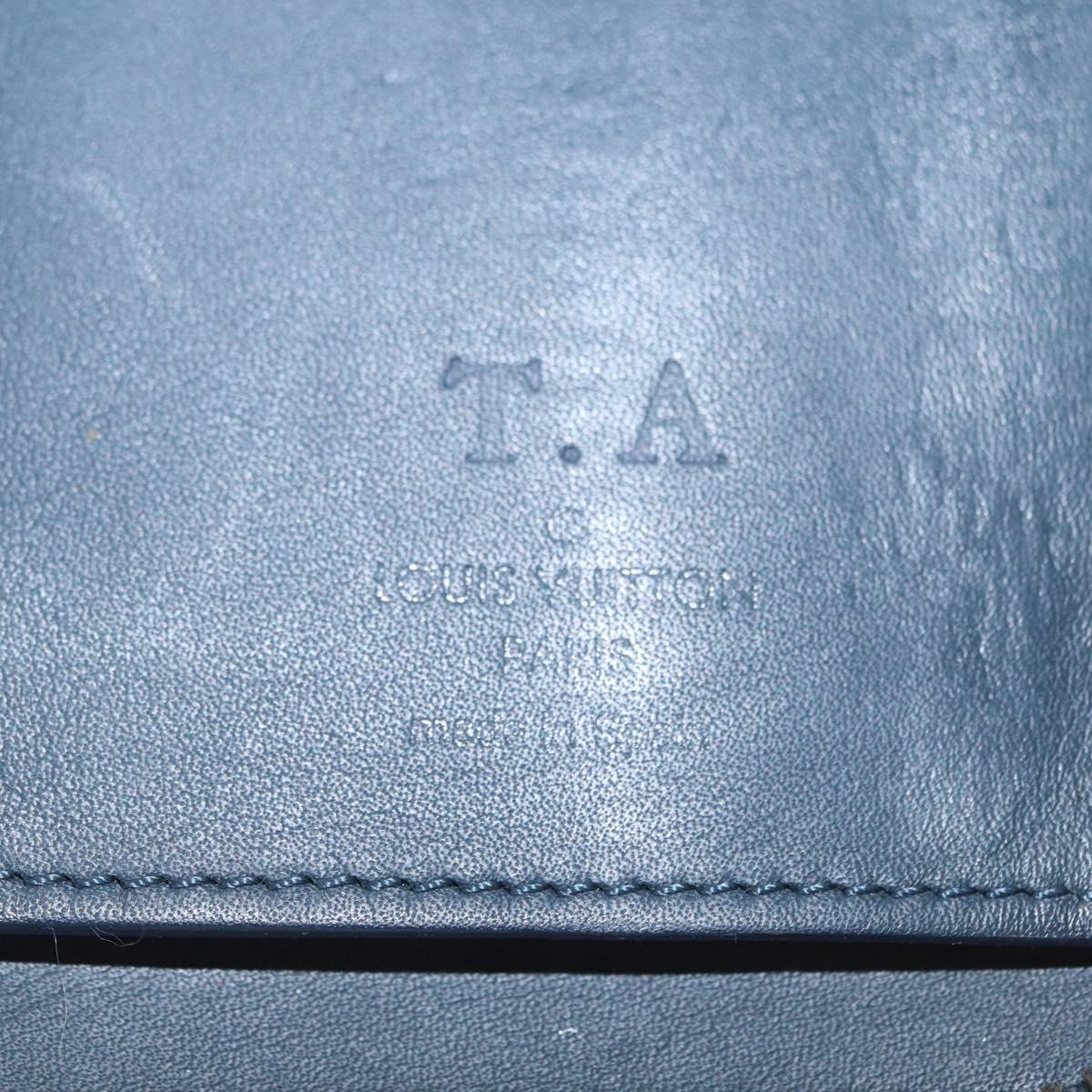 LOUIS VUITTON Damier Infini Zippy Wallet Vertical Black N63549 LV Auth bs31260