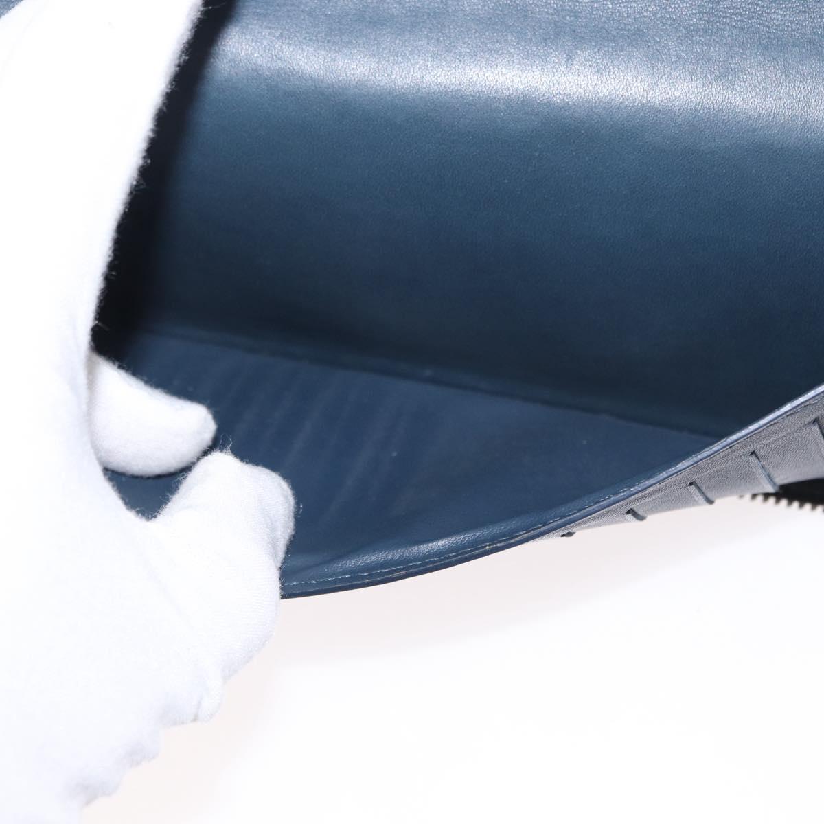 LOUIS VUITTON Damier Infini Zippy Wallet Vertical Black N63549 LV Auth bs31260