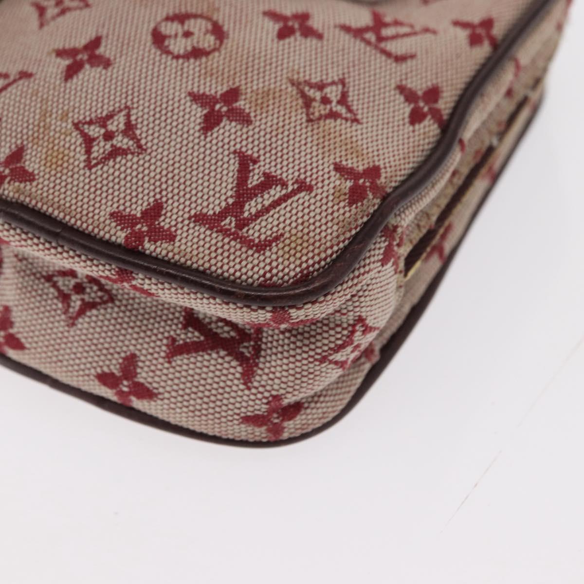 LOUIS VUITTON Monogram Mini Usu Digital Pouch Red M60001 LV Auth bs31267
