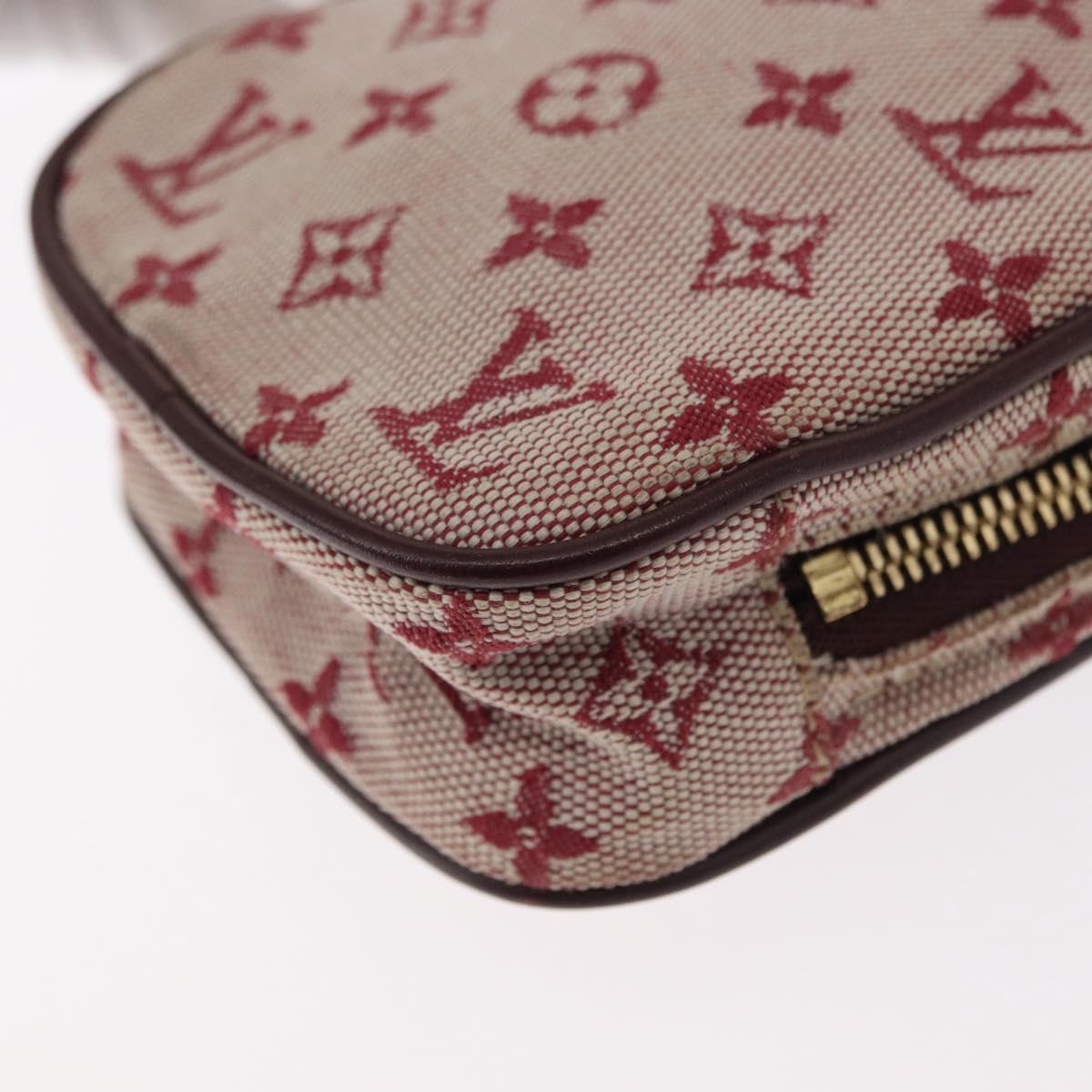 LOUIS VUITTON Monogram Mini Usu Digital Pouch Red M60001 LV Auth bs31267