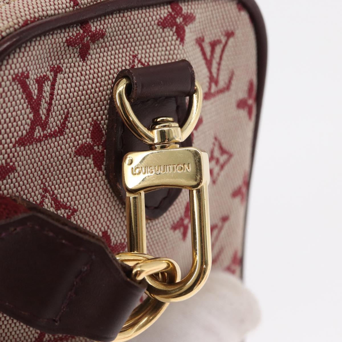 LOUIS VUITTON Monogram Mini Usu Digital Pouch Red M60001 LV Auth bs31267