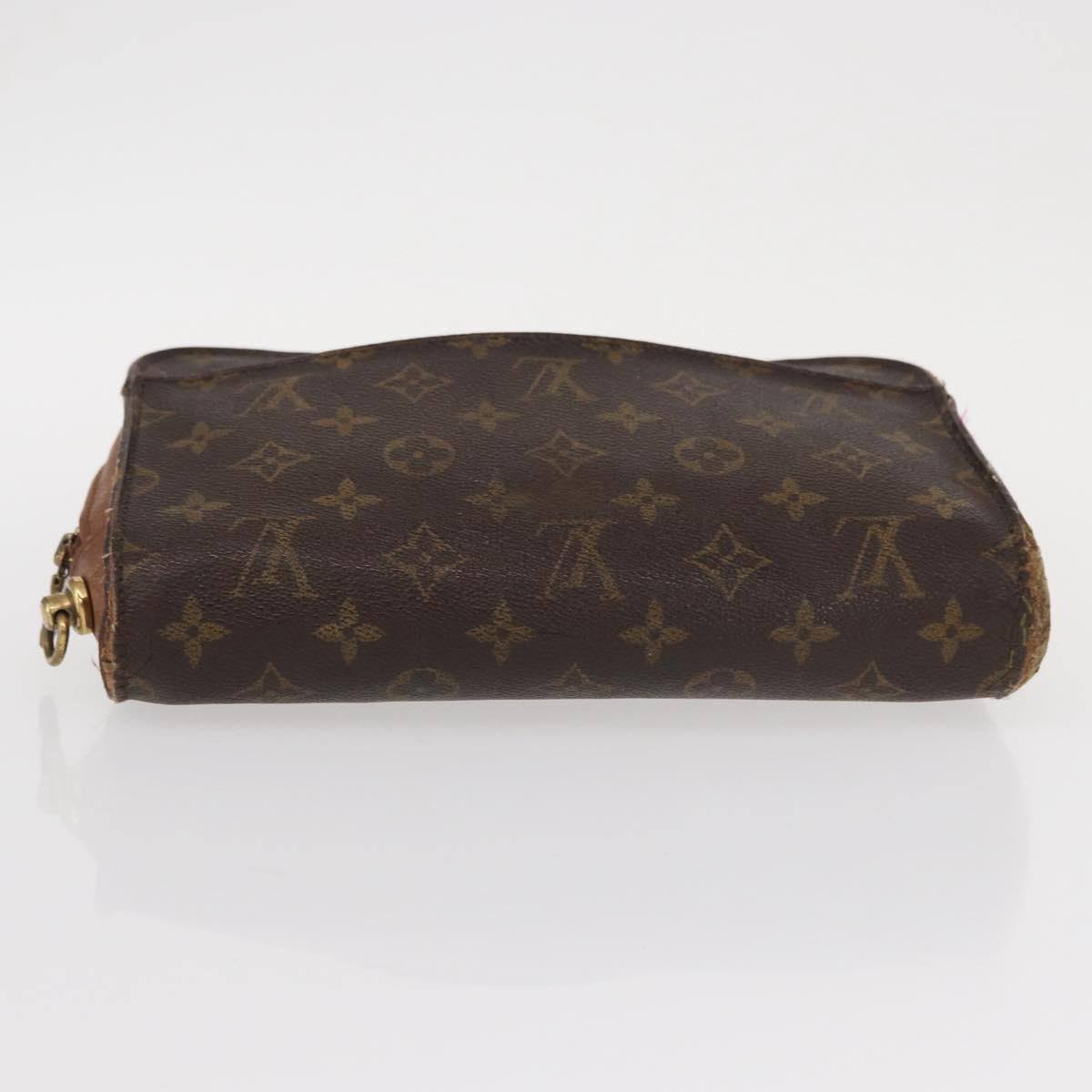 LOUIS VUITTON Monogram Clutch Bag 2 Set LV Auth bs31273