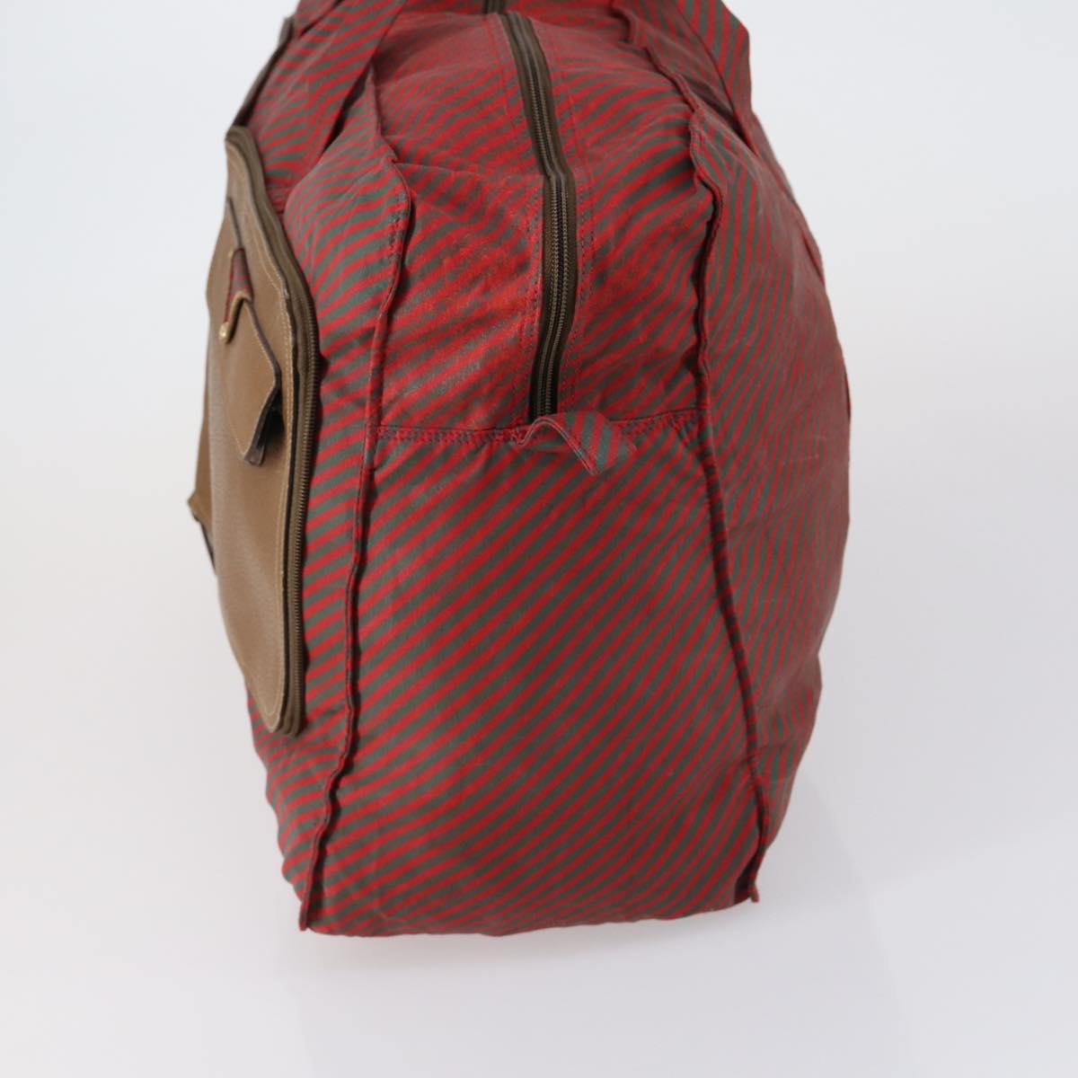 GUCCI TIFFANY&Co. Shoulder Bag Leather Canvas 2 Set Brown Red Auth bs31278