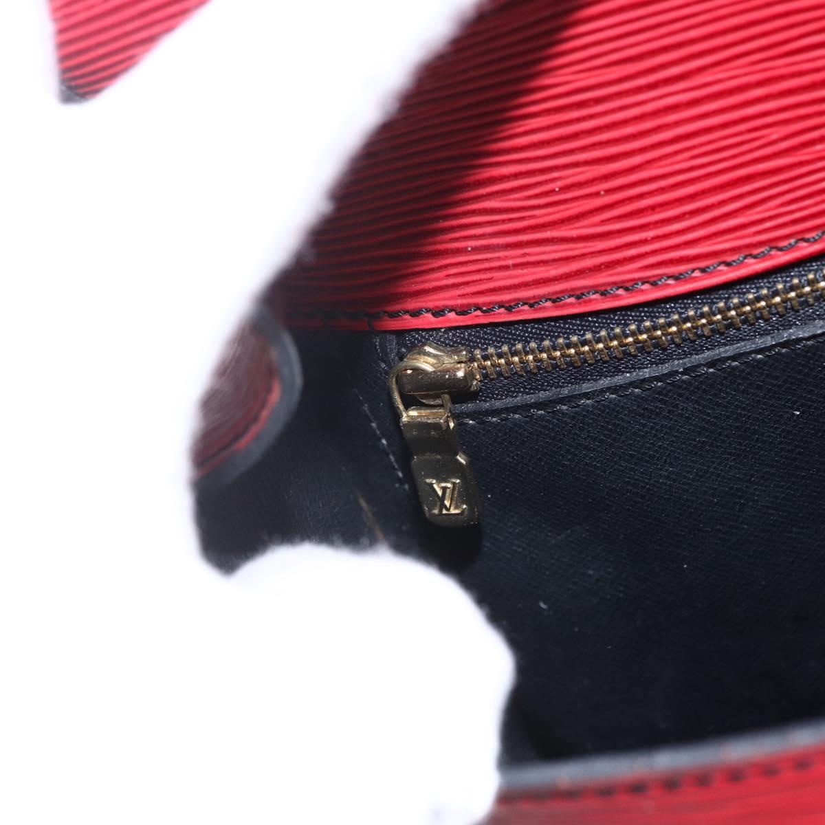 LOUIS VUITTON Epi Saint Cloud GM Shoulder Bag Red M52197 LV Auth bs31281