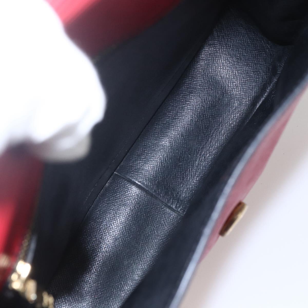 LOUIS VUITTON Epi Saint Cloud GM Shoulder Bag Red M52197 LV Auth bs31281