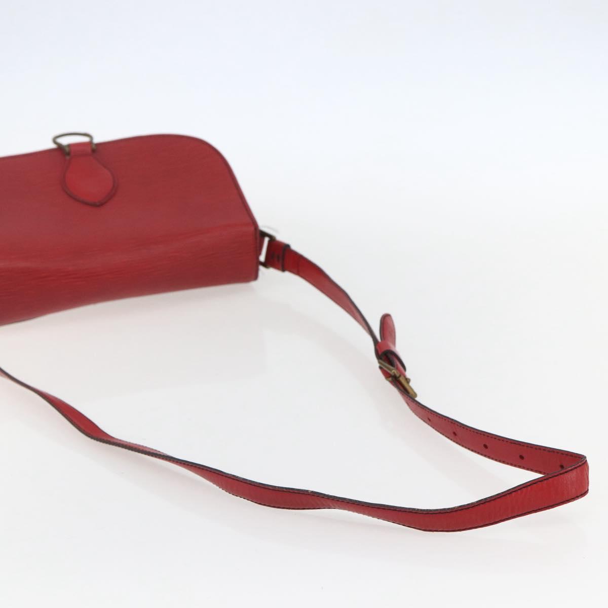 LOUIS VUITTON Epi Saint Cloud GM Shoulder Bag Red M52197 LV Auth bs31281