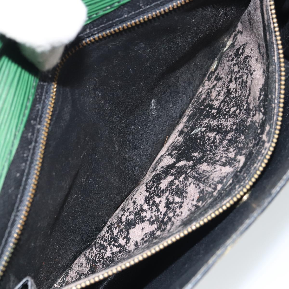 LOUIS VUITTON Epi Montaigne 27 Clutch Bag Green M52654 LV Auth bs31283