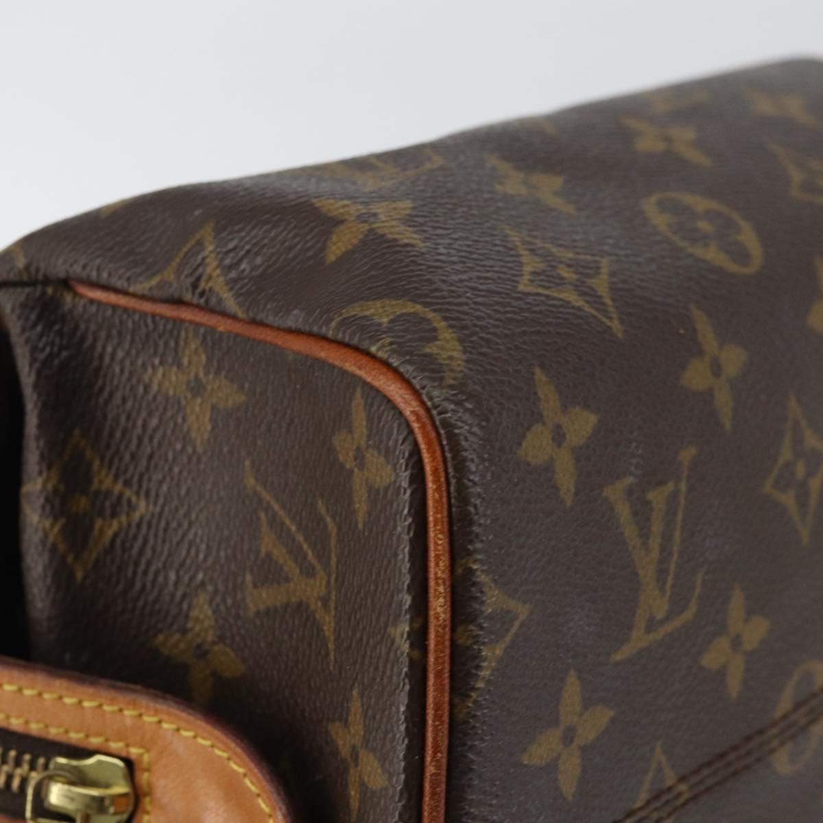 LOUIS VUITTON Monogram Trousse Patte Pression Cosmetic Pouch M47636 Auth bs31287