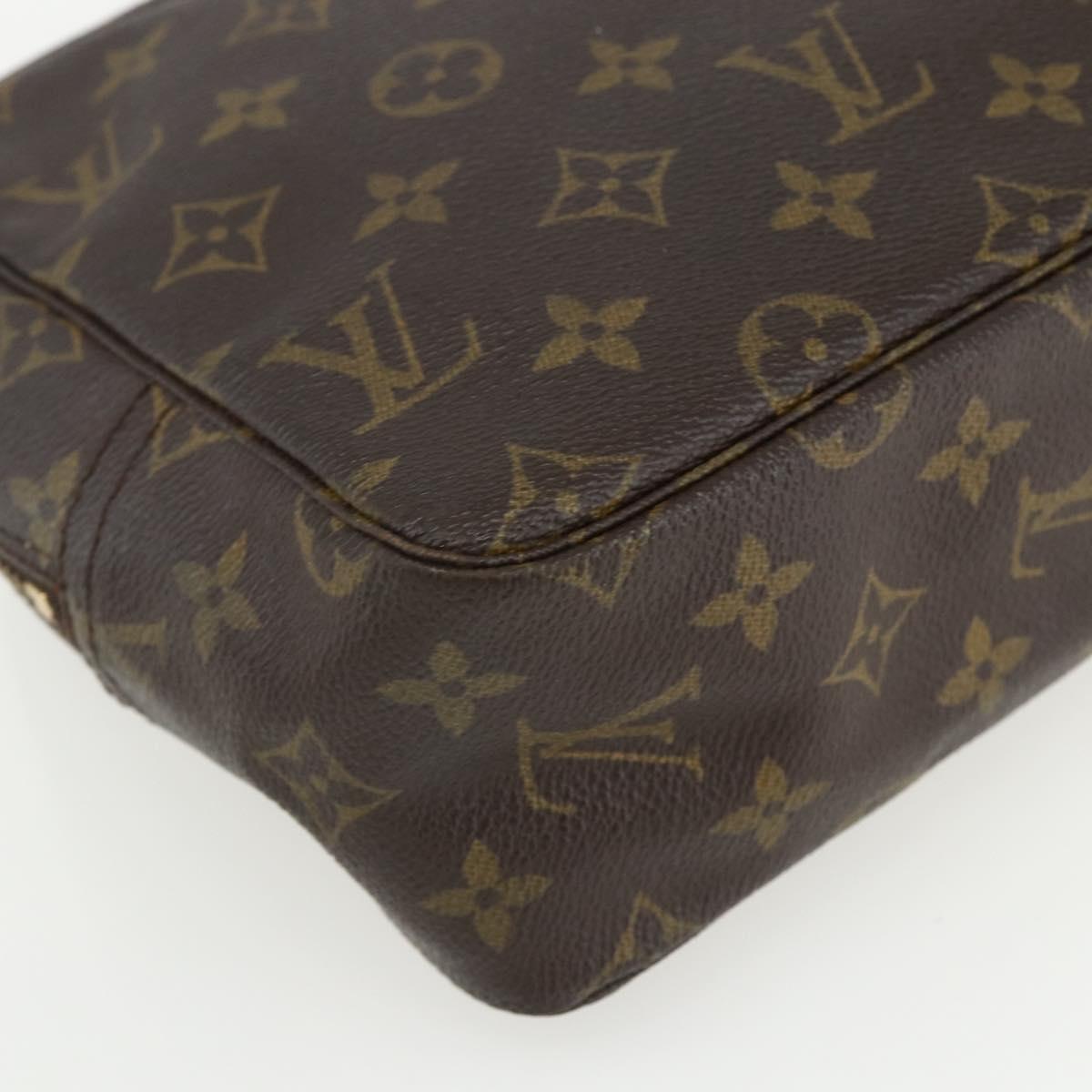 LOUIS VUITTON Monogram Trousse Toilette 28 Clutch Bag M47522 LV Auth bs31290