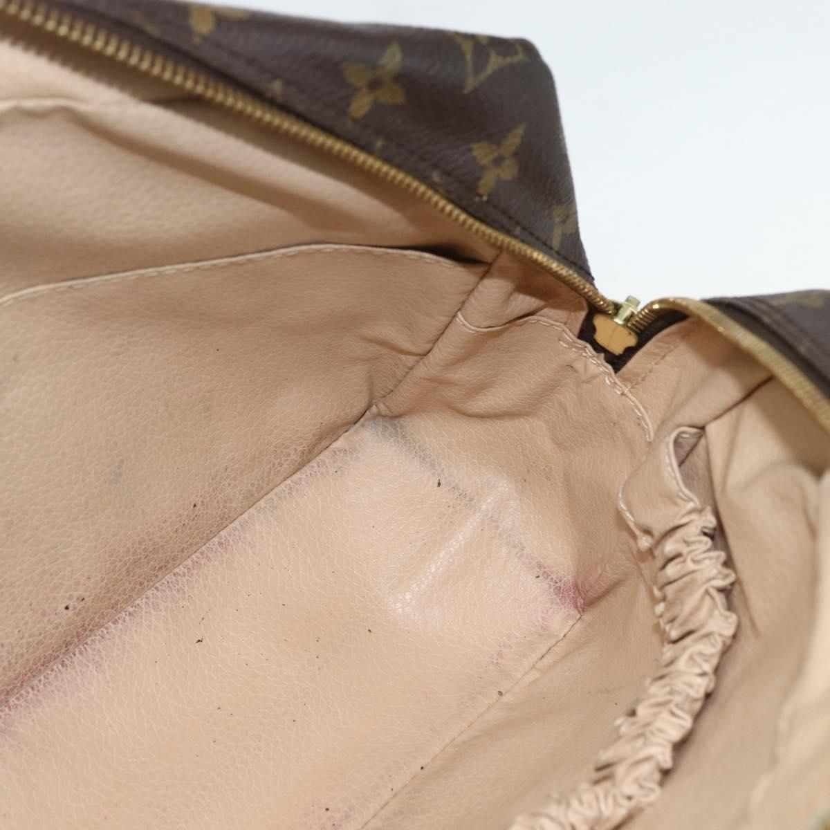 LOUIS VUITTON Monogram Trousse Toilette 28 Clutch Bag M47522 LV Auth bs31290