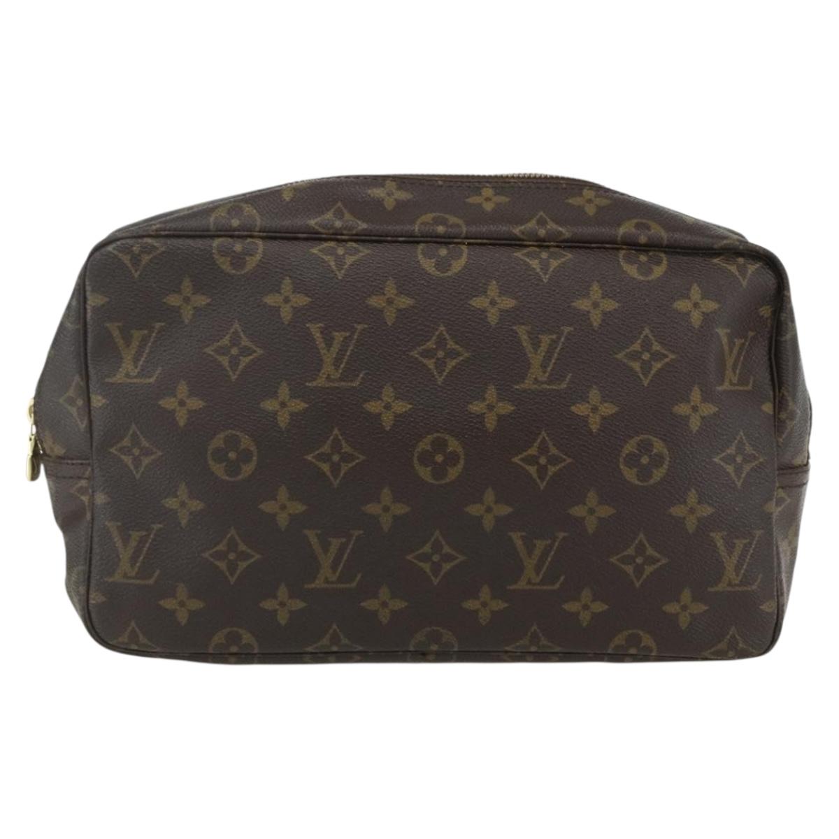 LOUIS VUITTON Monogram Trousse Toilette 28 Clutch Bag M47522 LV Auth bs31290