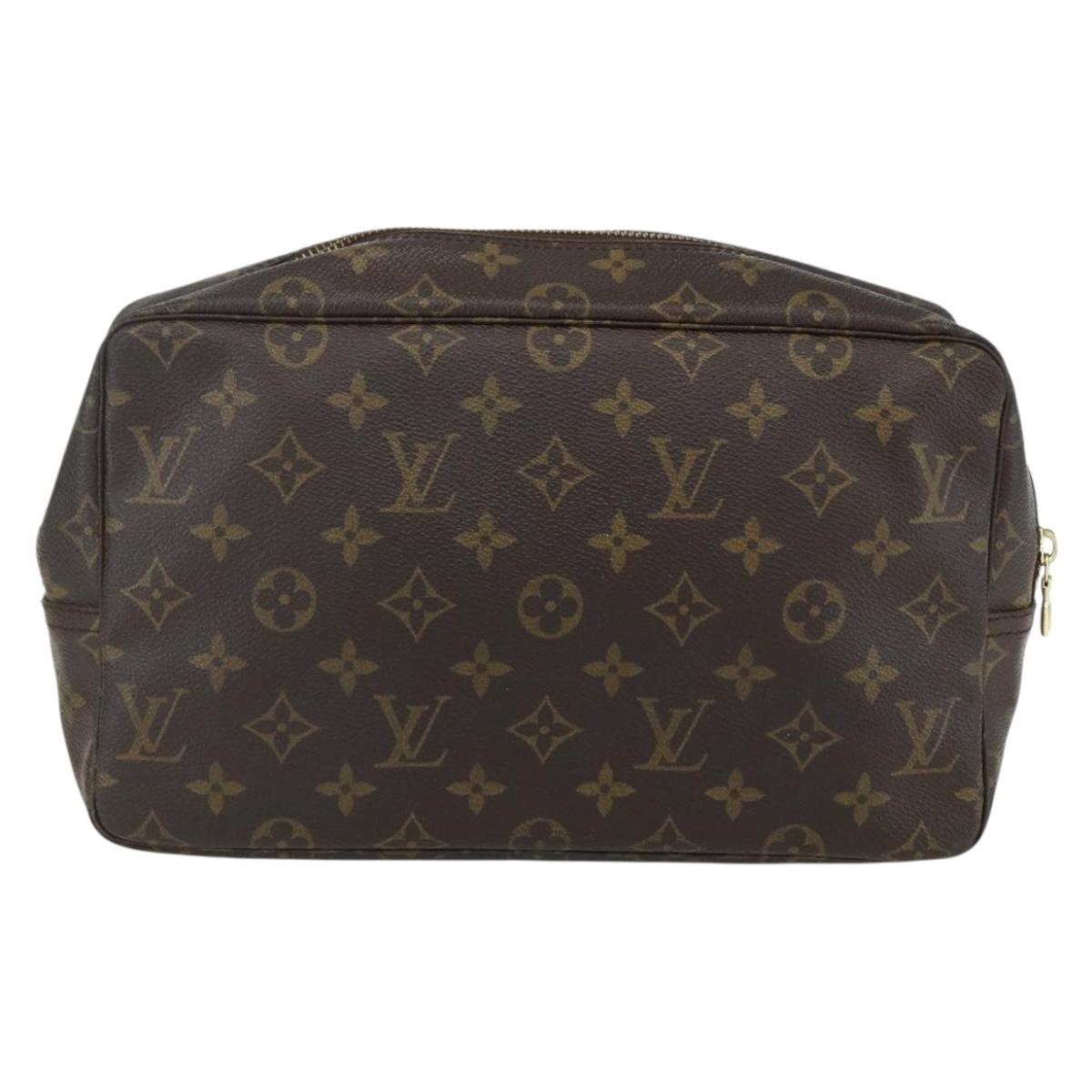 LOUIS VUITTON Monogram Trousse Toilette 28 Clutch Bag M47522 LV Auth bs31290