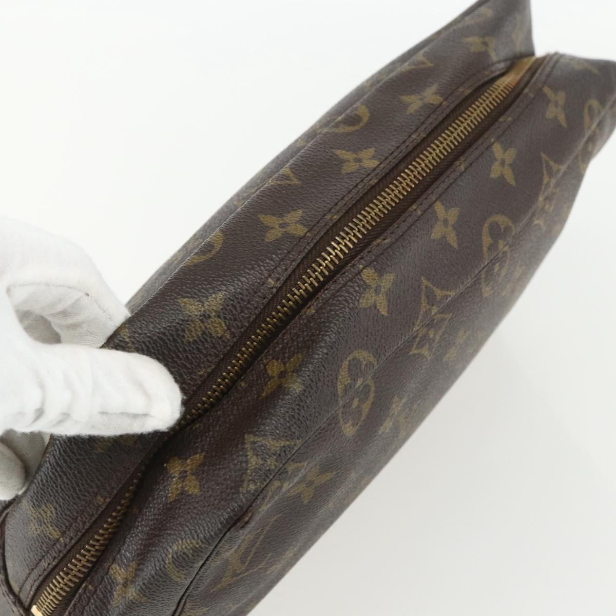 LOUIS VUITTON Monogram Trousse Toilette 28 Clutch Bag M47522 LV Auth bs31290