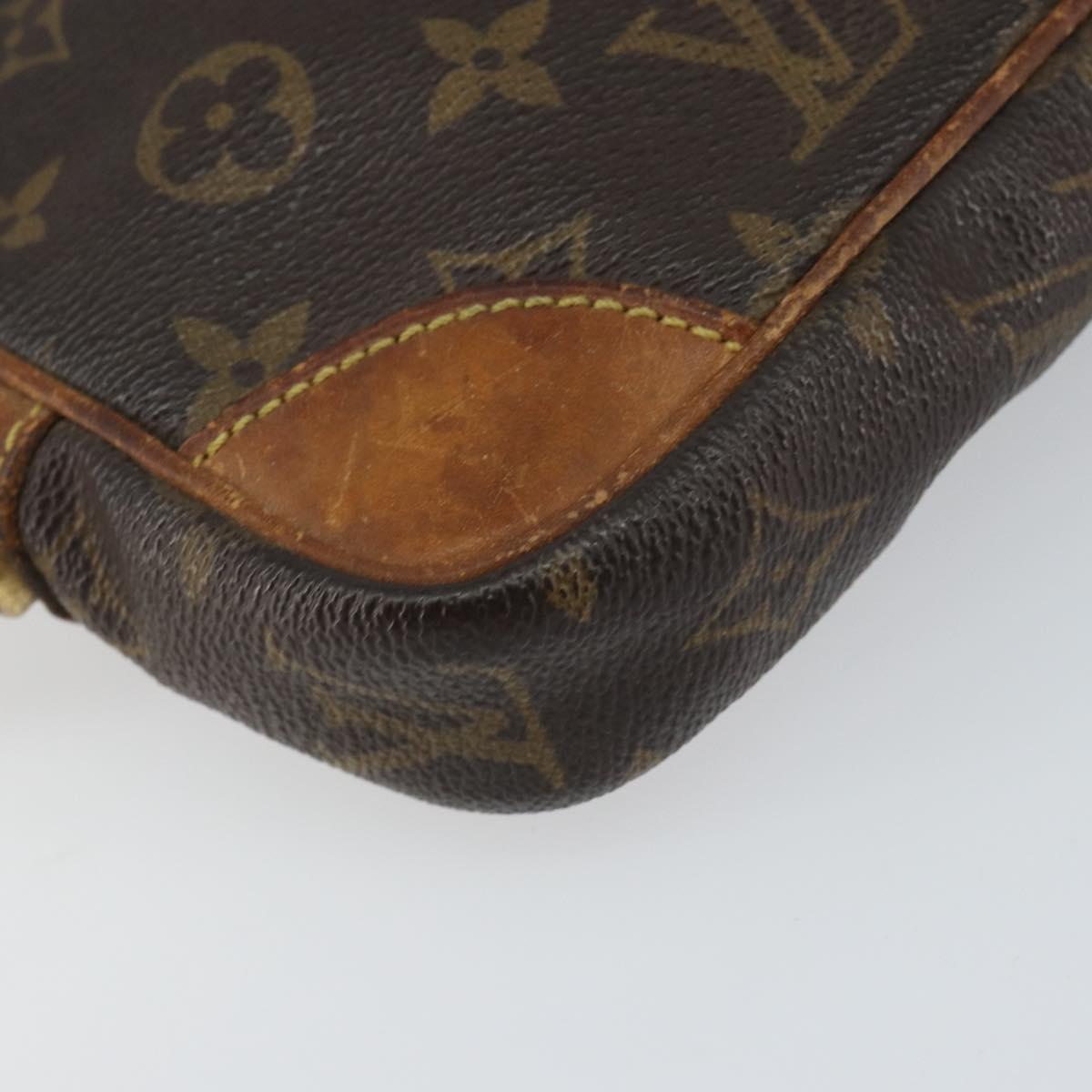 LOUIS VUITTON Monogram Marly Dragonne PM Clutch Bag M51827 LV Auth bs31293