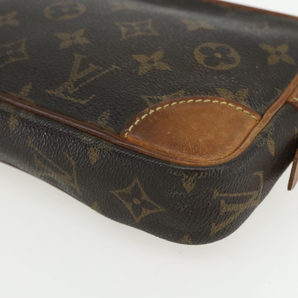 LOUIS VUITTON Monogram Marly Dragonne PM Clutch Bag M51827 LV Auth bs31294