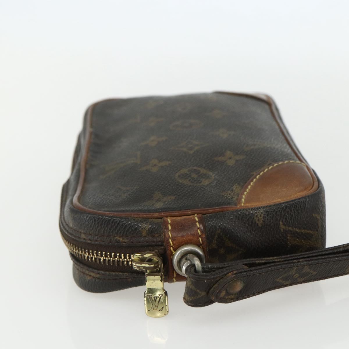 LOUIS VUITTON Monogram Marly Dragonne PM Clutch Bag M51827 LV Auth bs31294