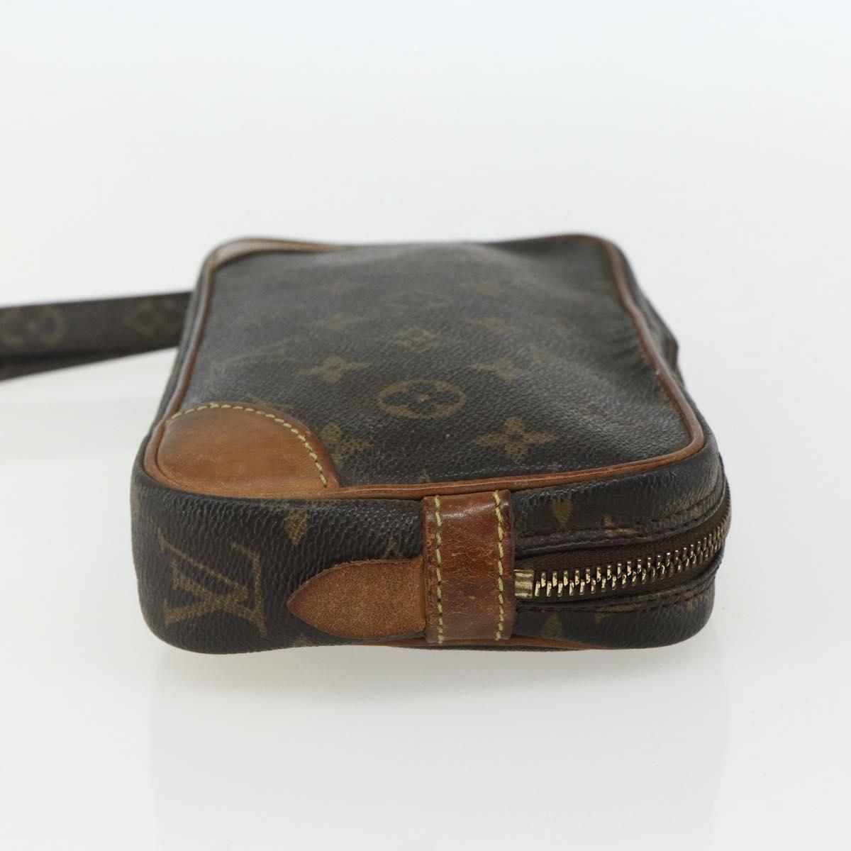 LOUIS VUITTON Monogram Marly Dragonne PM Clutch Bag M51827 LV Auth bs31294