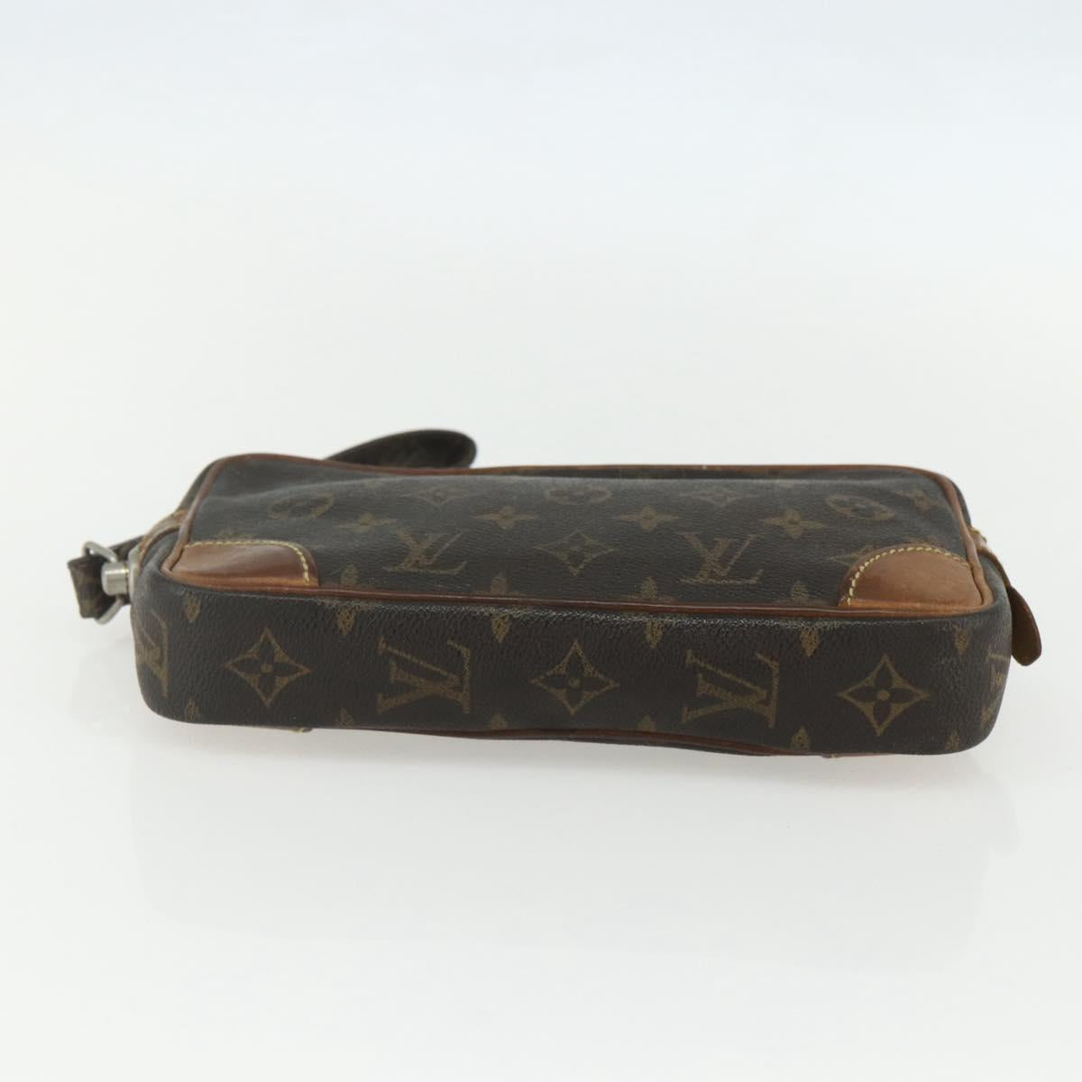 LOUIS VUITTON Monogram Marly Dragonne PM Clutch Bag M51827 LV Auth bs31294