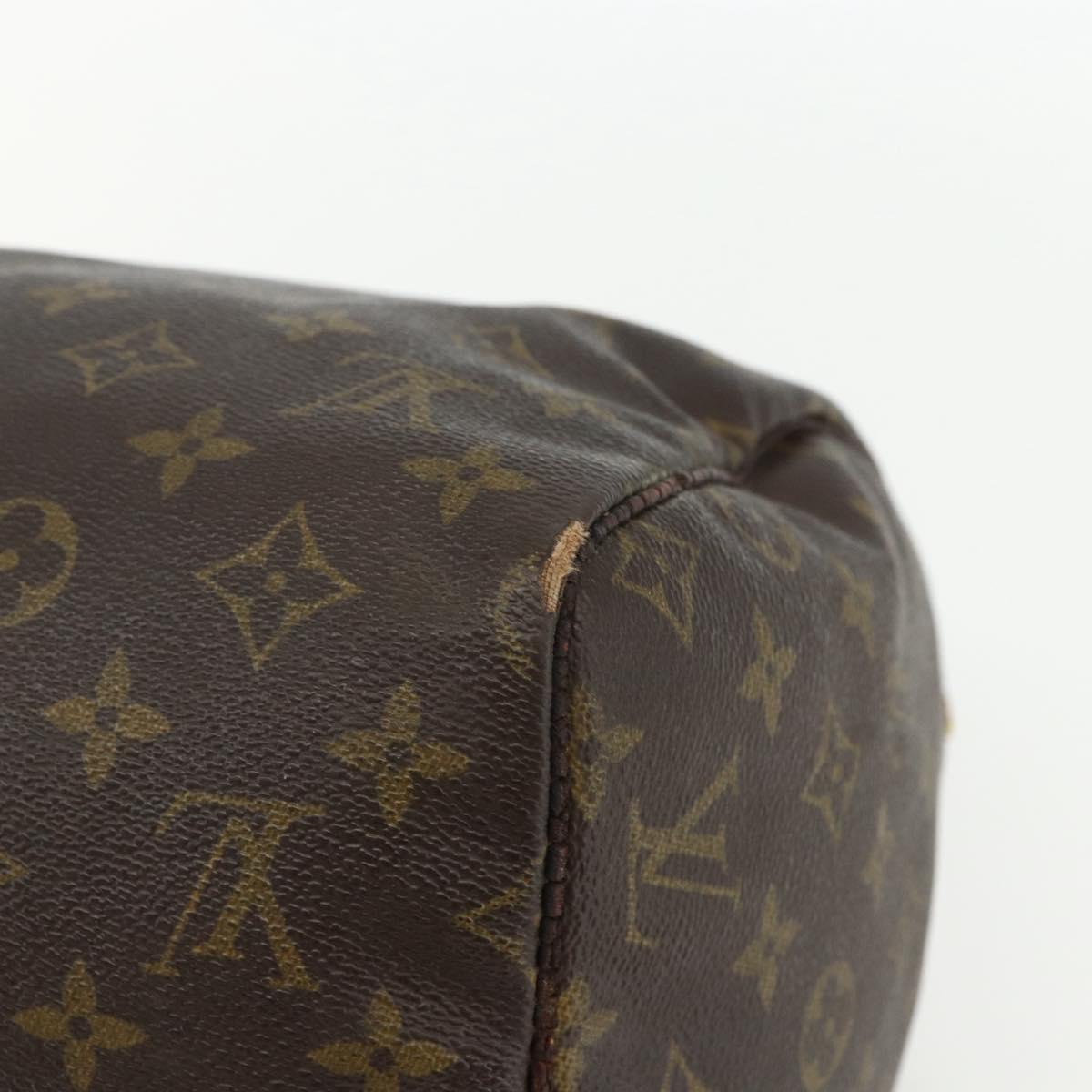LOUIS VUITTON Monogram Speedy 30 Hand Bag M41526 LV Auth bs31298
