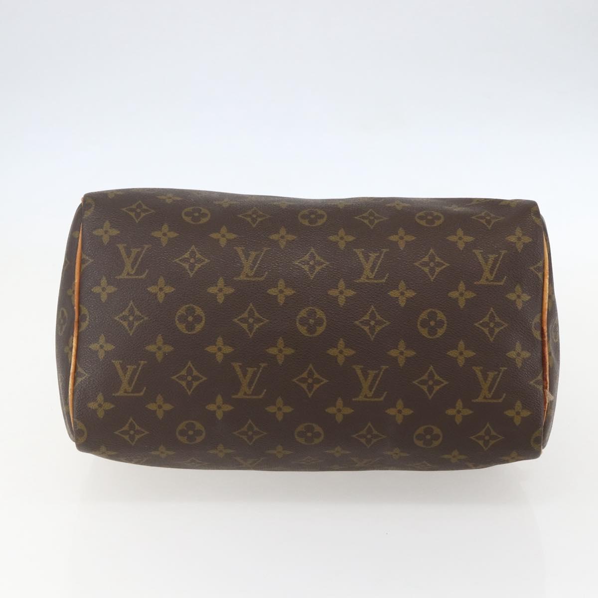 LOUIS VUITTON Monogram Speedy 30 Hand Bag M41526 LV Auth bs31299