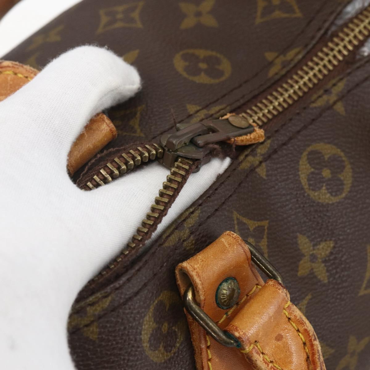 LOUIS VUITTON Monogram Speedy 30 Hand Bag M41526 LV Auth bs31299