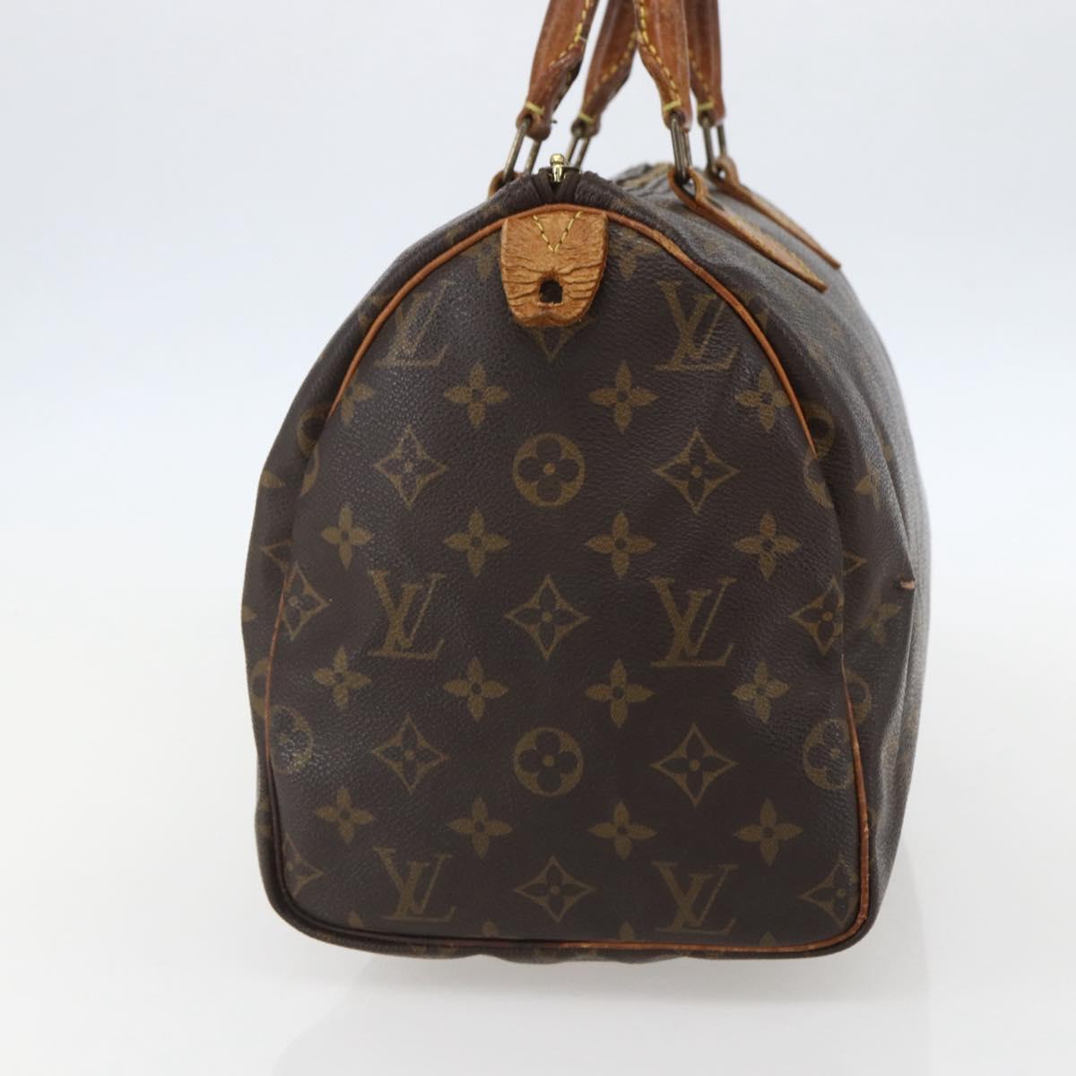 LOUIS VUITTON Monogram Speedy 30 Hand Bag M41526 LV Auth bs31300