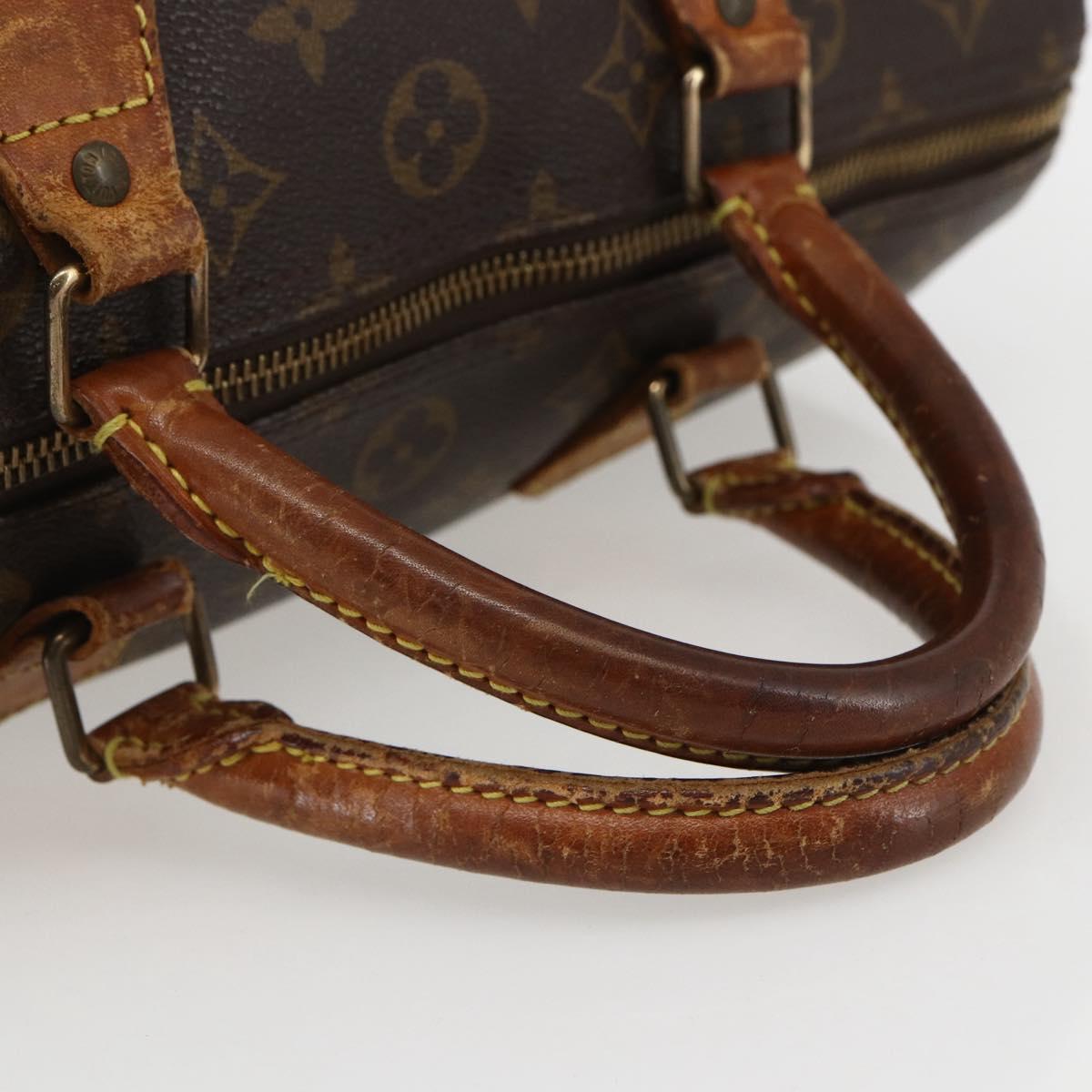 LOUIS VUITTON Monogram Speedy 30 Hand Bag M41526 LV Auth bs31300