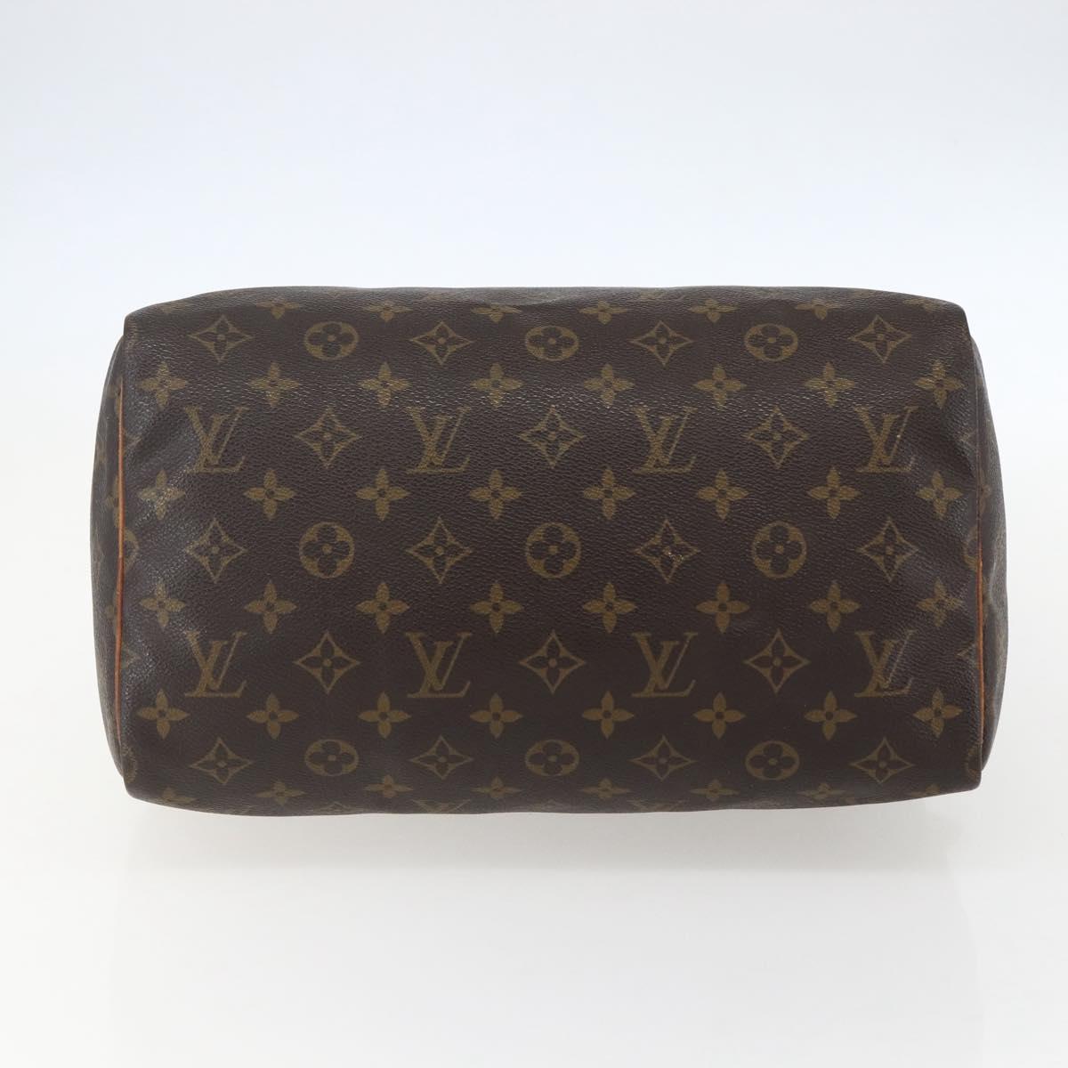 LOUIS VUITTON Monogram Speedy 30 Hand Bag M41526 LV Auth bs31300