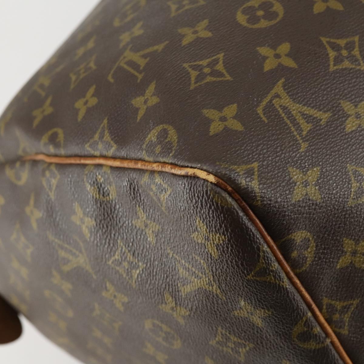 LOUIS VUITTON Monogram Keepall 55 Boston Bag M41424 LV Auth bs31301