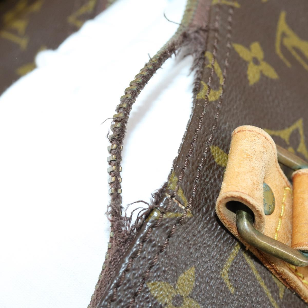 LOUIS VUITTON Monogram Keepall 55 Boston Bag M41424 LV Auth bs31301