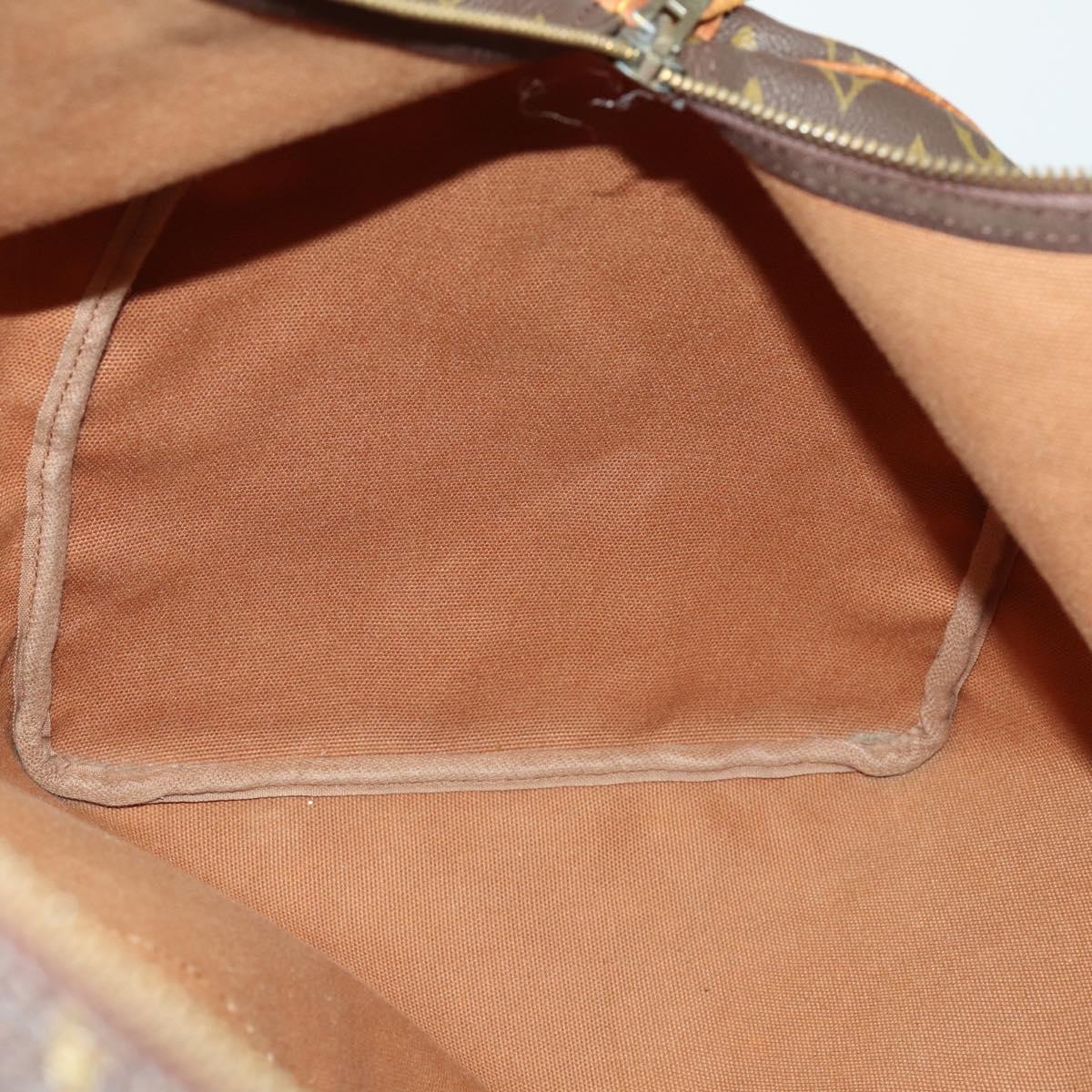 LOUIS VUITTON Monogram Keepall 55 Boston Bag M41424 LV Auth bs31301