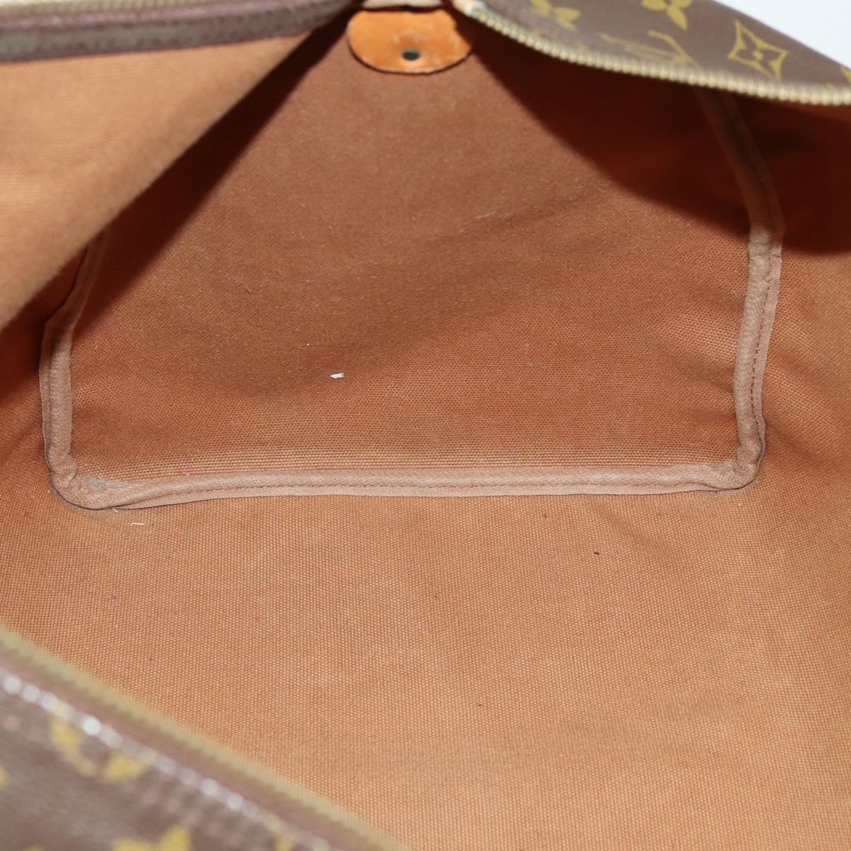 LOUIS VUITTON Monogram Keepall 55 Boston Bag M41424 LV Auth bs31301