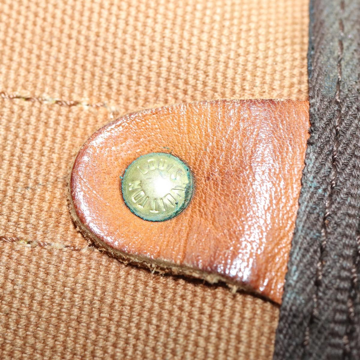 LOUIS VUITTON Monogram Keepall 55 Boston Bag M41424 LV Auth bs31301