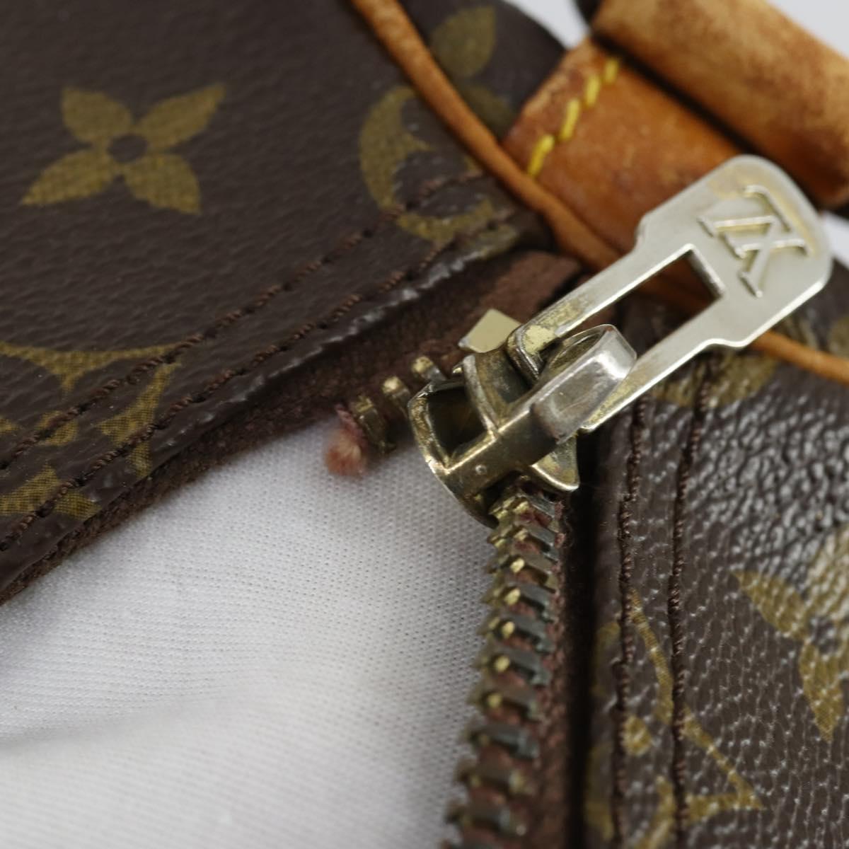 LOUIS VUITTON Monogram Keepall Bandouliere 50 Boston Bag M41416 LV Auth bs31302