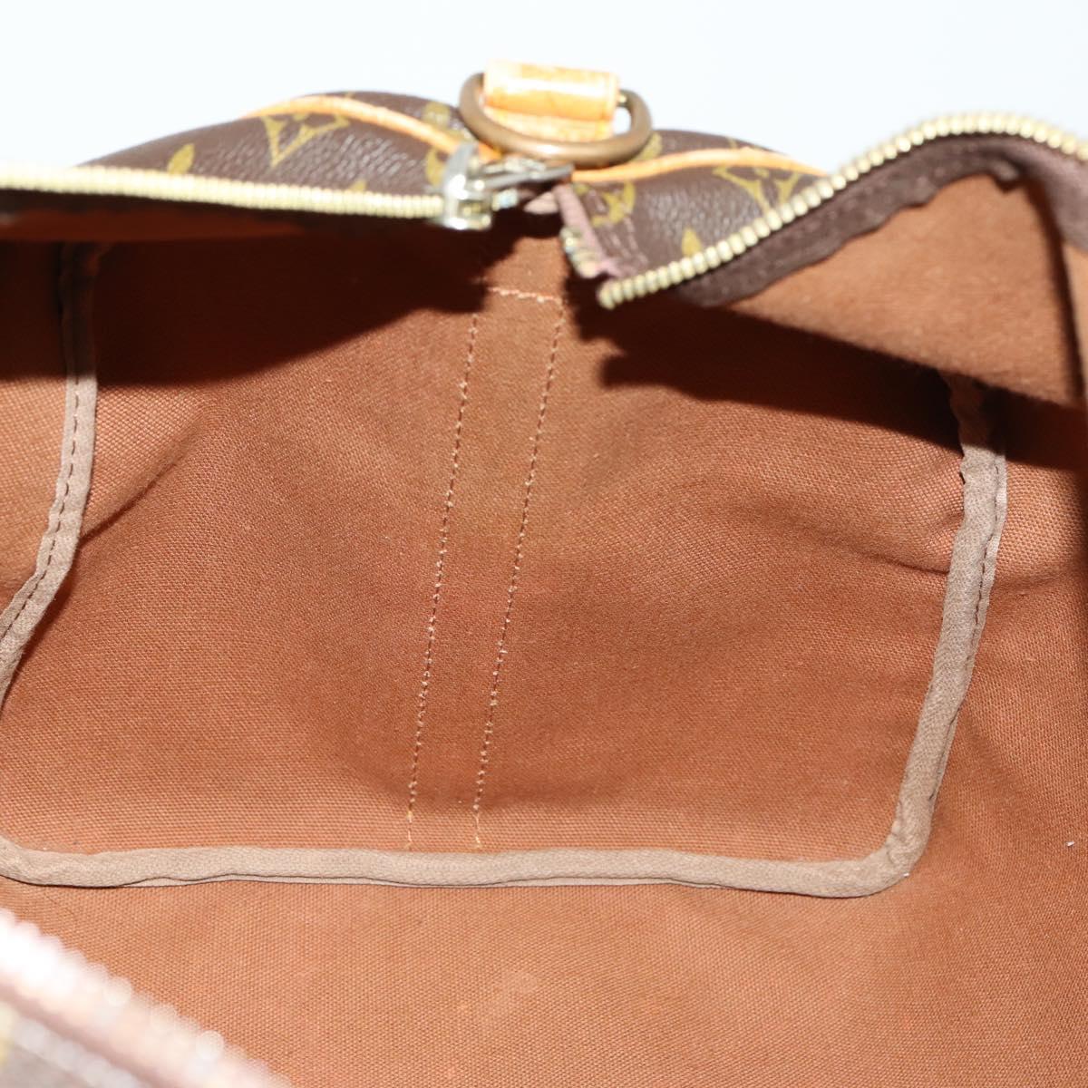 LOUIS VUITTON Monogram Keepall Bandouliere 50 Boston Bag M41416 LV Auth bs31302