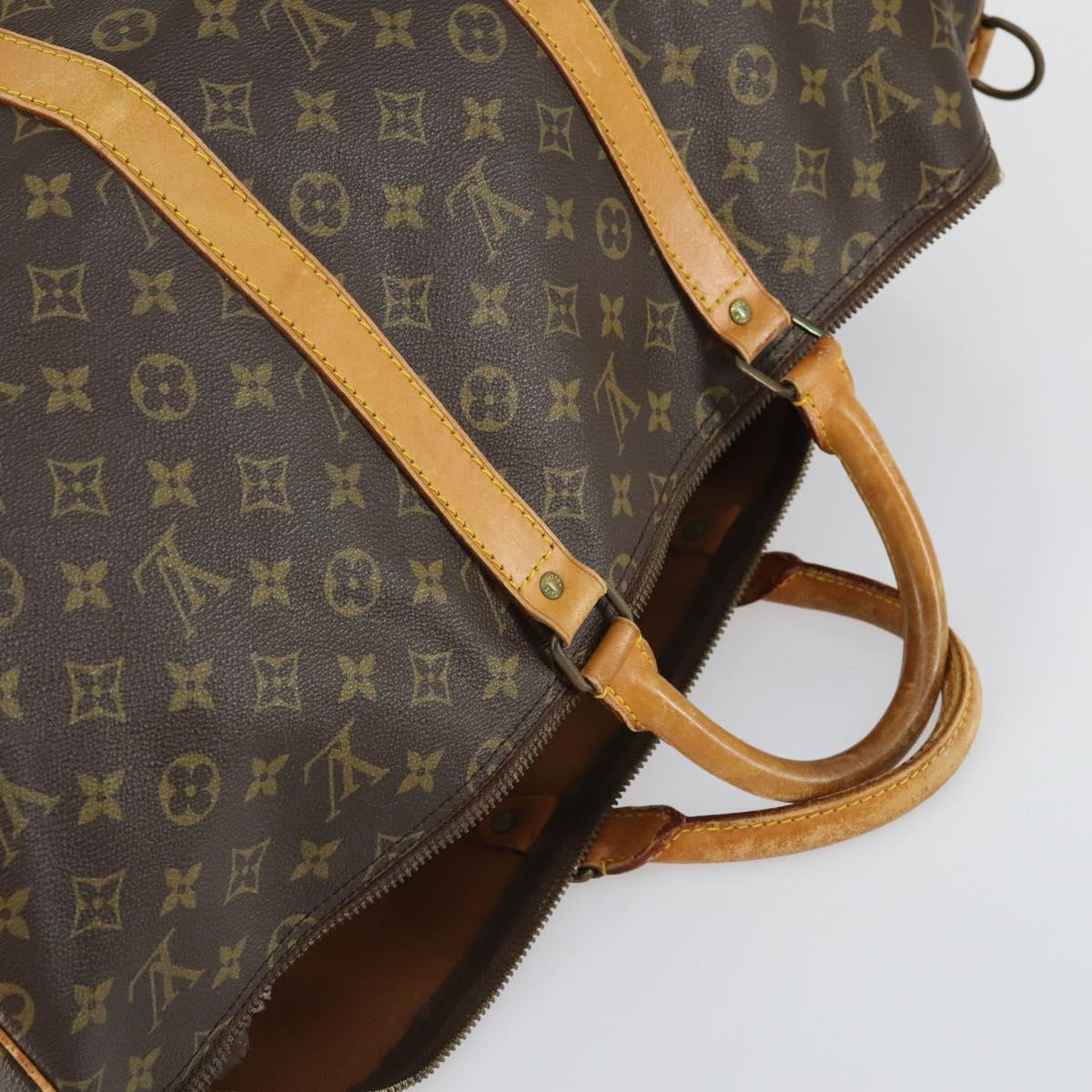LOUIS VUITTON Monogram Keepall Bandouliere 50 Boston Bag M41416 LV Auth bs31302