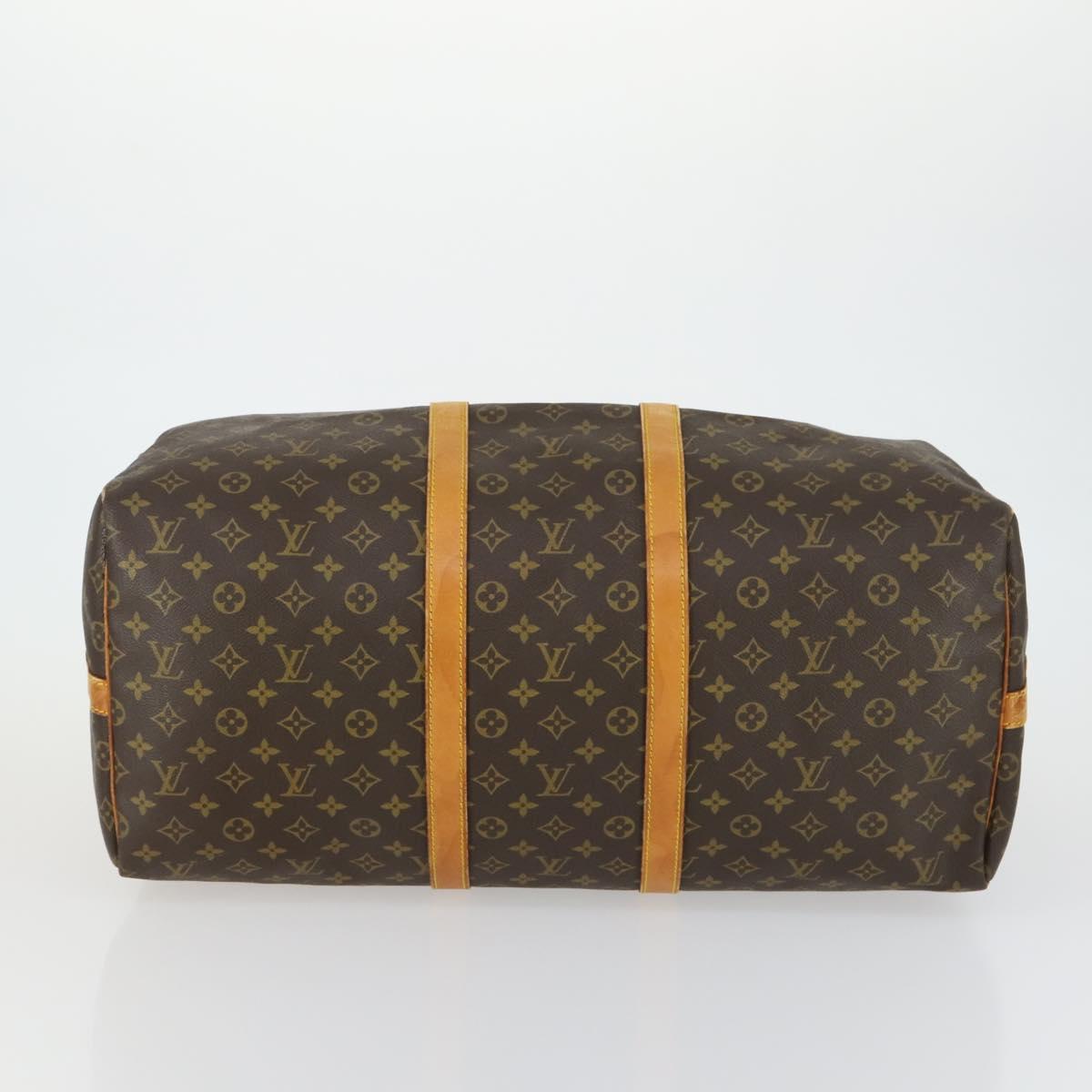 LOUIS VUITTON Monogram Keepall Bandouliere 50 Boston Bag M41416 LV Auth bs31302