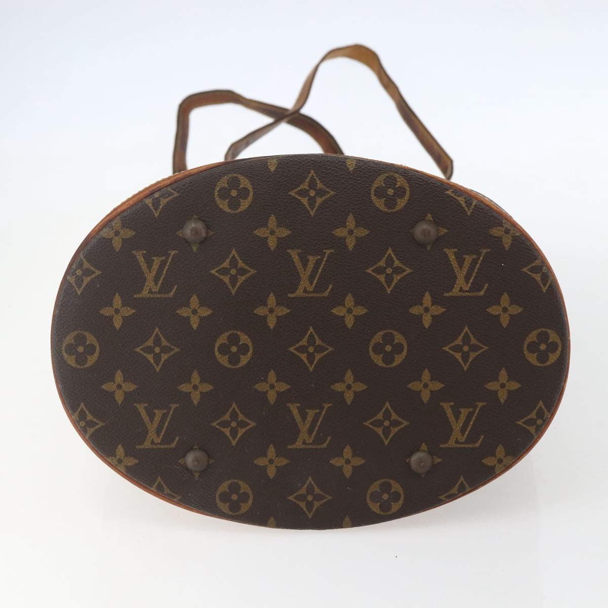 LOUIS VUITTON Monogram Bucket GM Shoulder Bag M42236 LV Auth bs31303