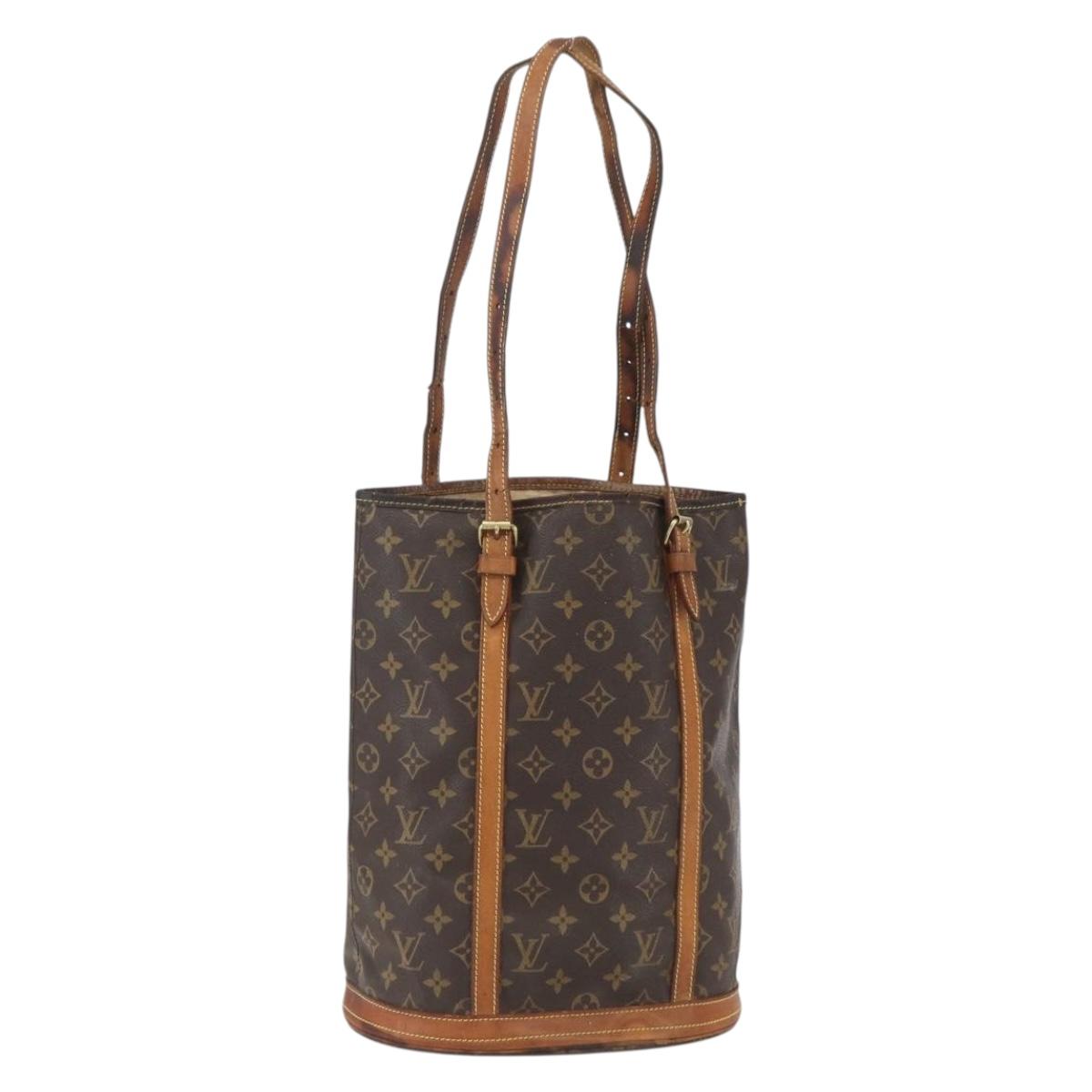 LOUIS VUITTON Monogram Bucket GM Shoulder Bag M42236 LV Auth bs31303