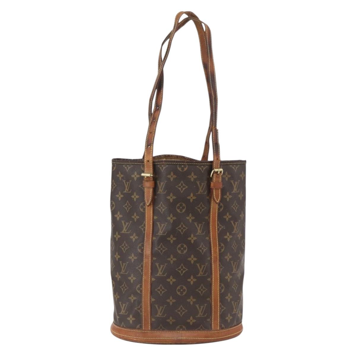 LOUIS VUITTON Monogram Bucket GM Shoulder Bag M42236 LV Auth bs31303