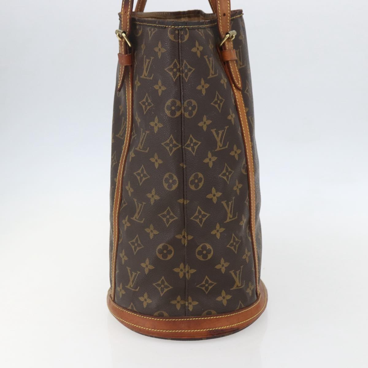 LOUIS VUITTON Monogram Bucket GM Shoulder Bag M42236 LV Auth bs31303