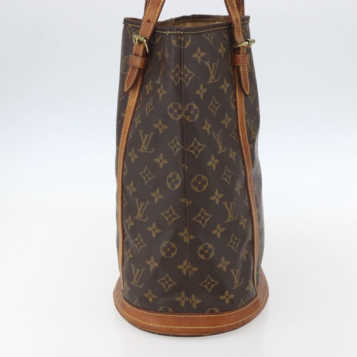 LOUIS VUITTON Monogram Bucket GM Shoulder Bag M42236 LV Auth bs31303