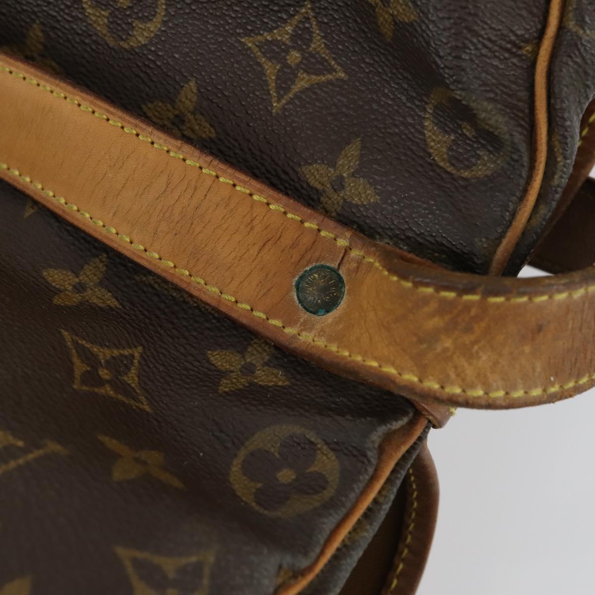 LOUIS VUITTON Monogram Saumur 35 Shoulder Bag M42254 LV Auth bs31304